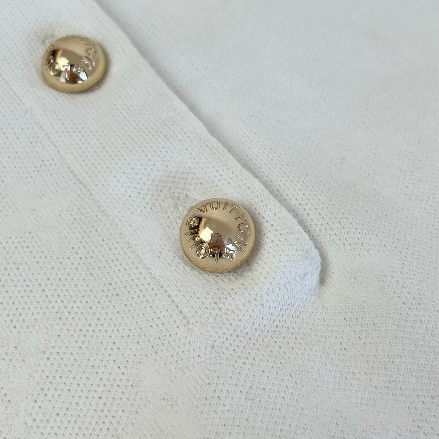 Monogram Piqué Cotton Polo Shirt D28524043 — view 7