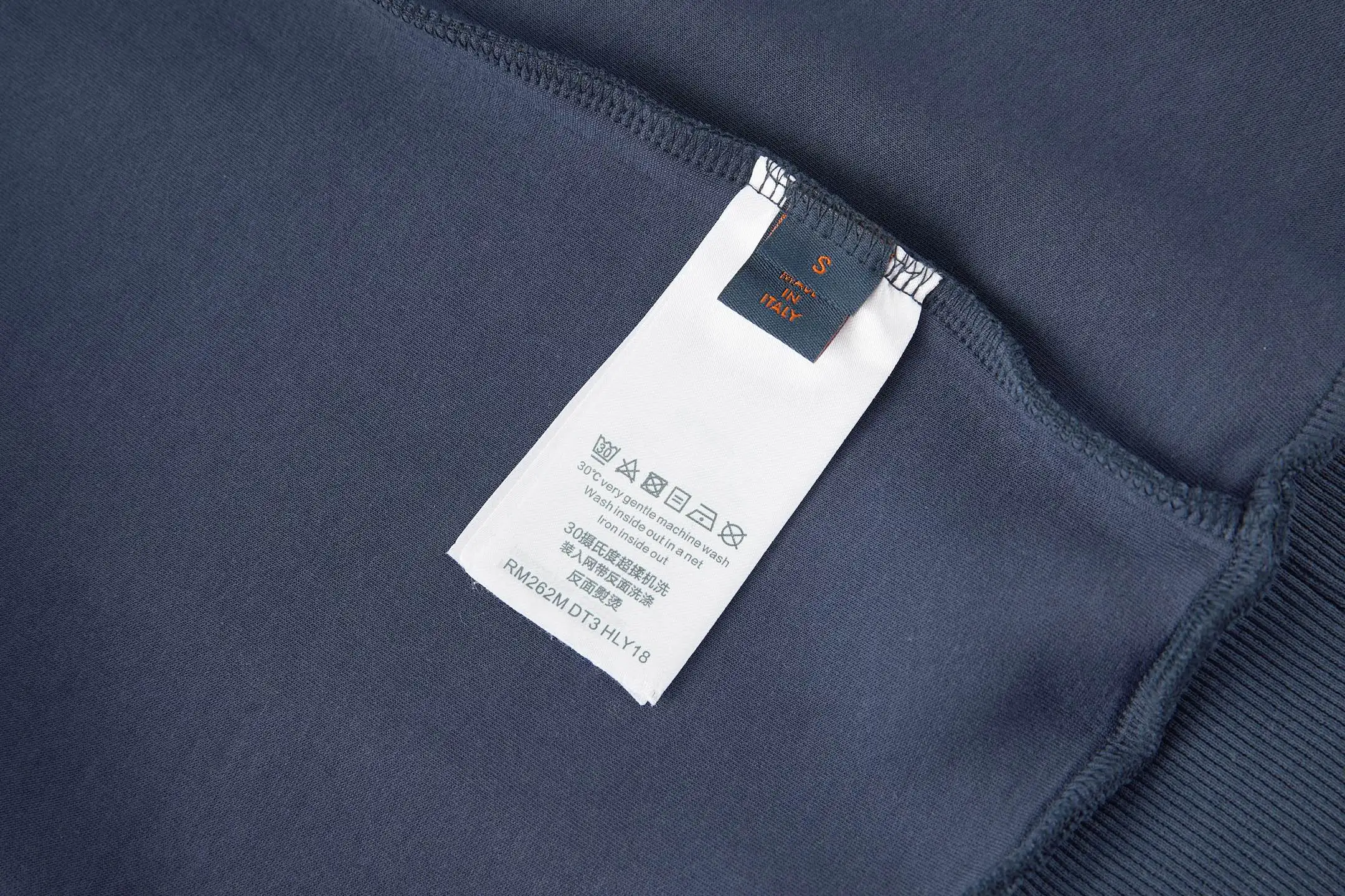 Leather Patch Zip-Up Hoodie D29024772 — view 7