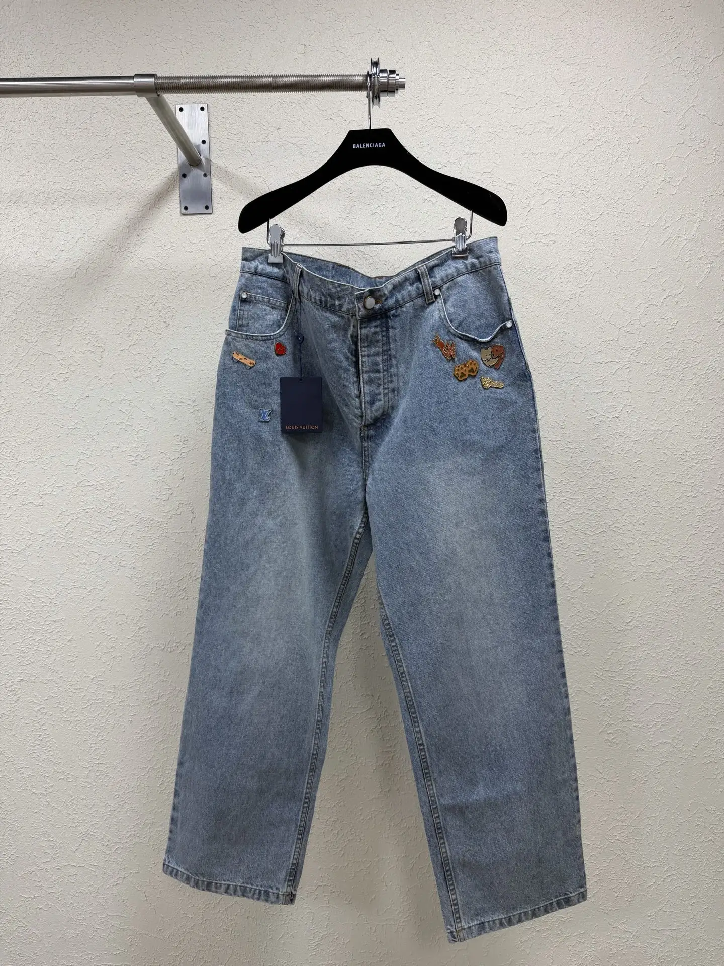 Embellished Straight-Leg Denim Jeans D29023180