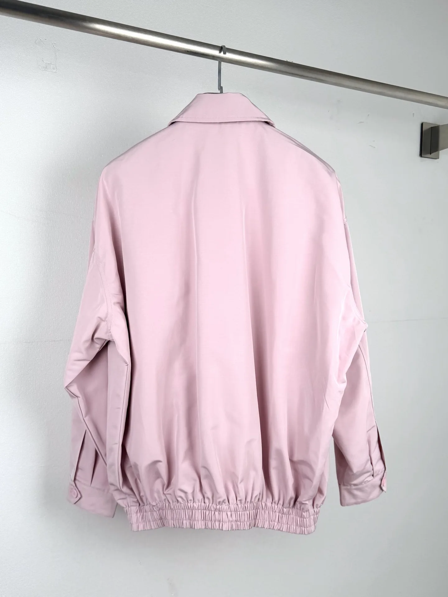 Embroidered Logo Zip-Up Harrington Jacket D29021310 — view 3