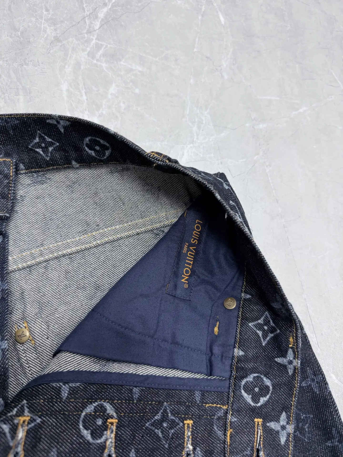Monogram All-Over Print Denim Jeans D29023329 — view 6