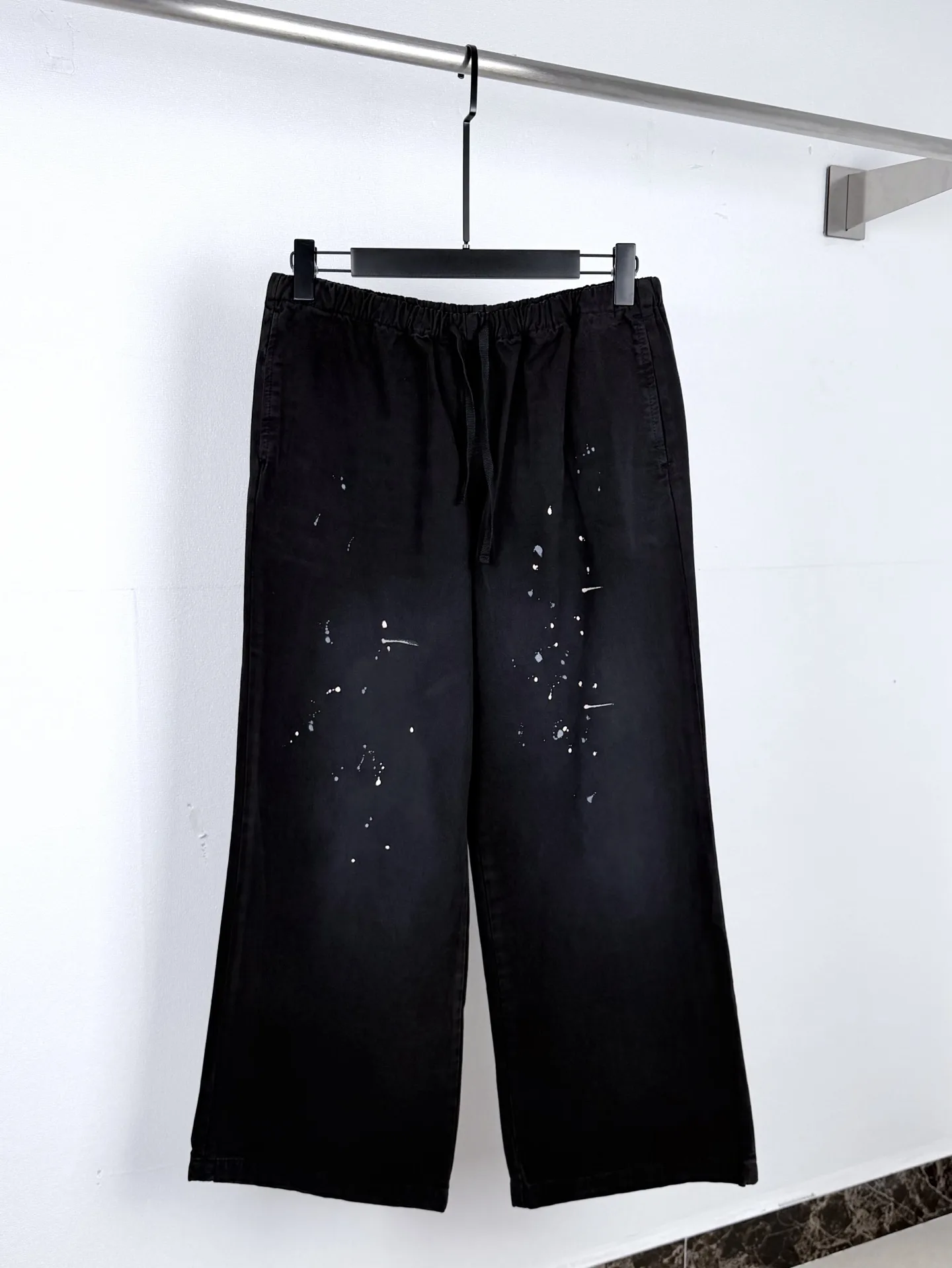 Paint-Splatter Relaxed Cotton Trousers D29521289