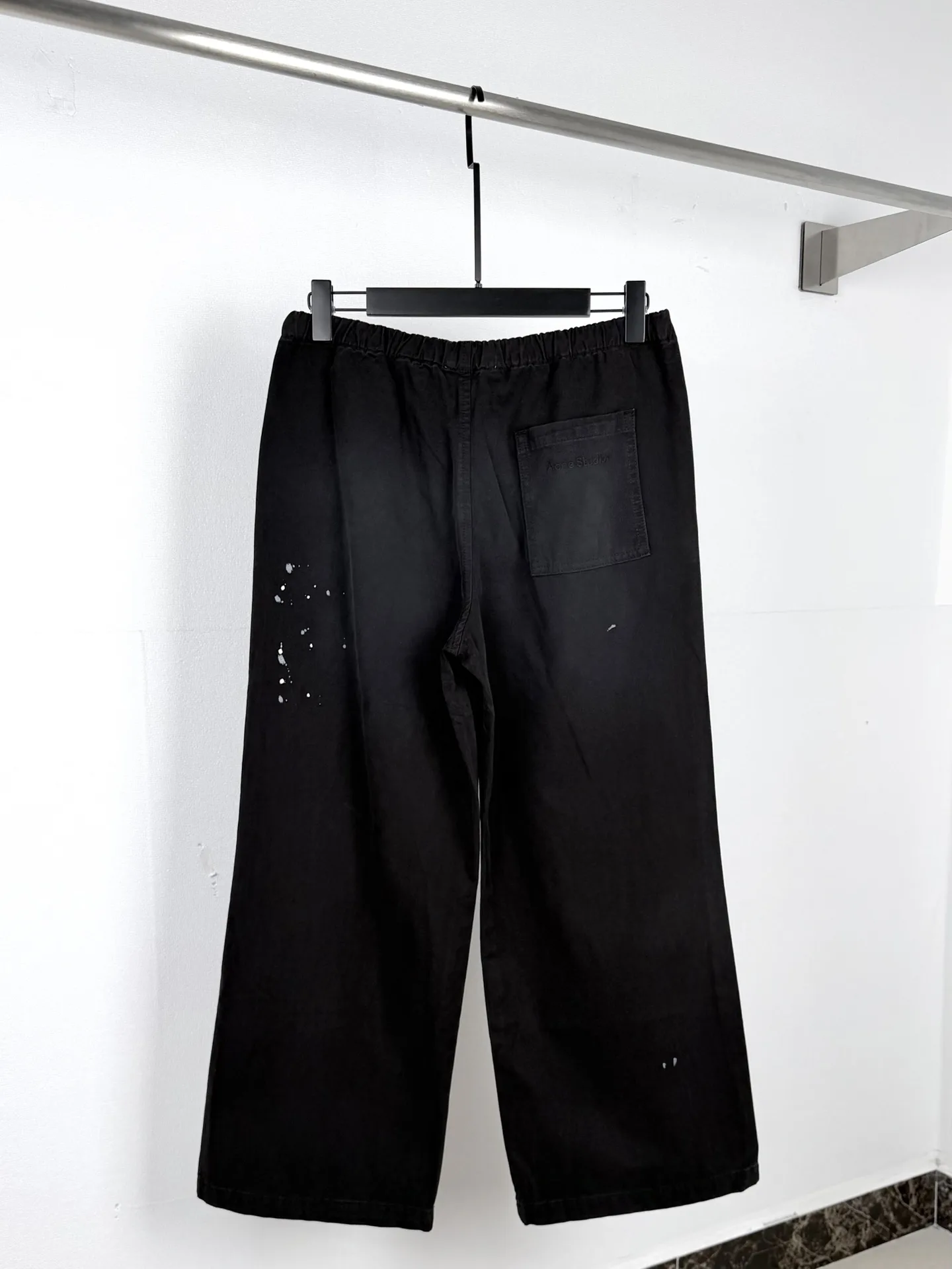 Paint-Splatter Relaxed Cotton Trousers D29521289 — view 3