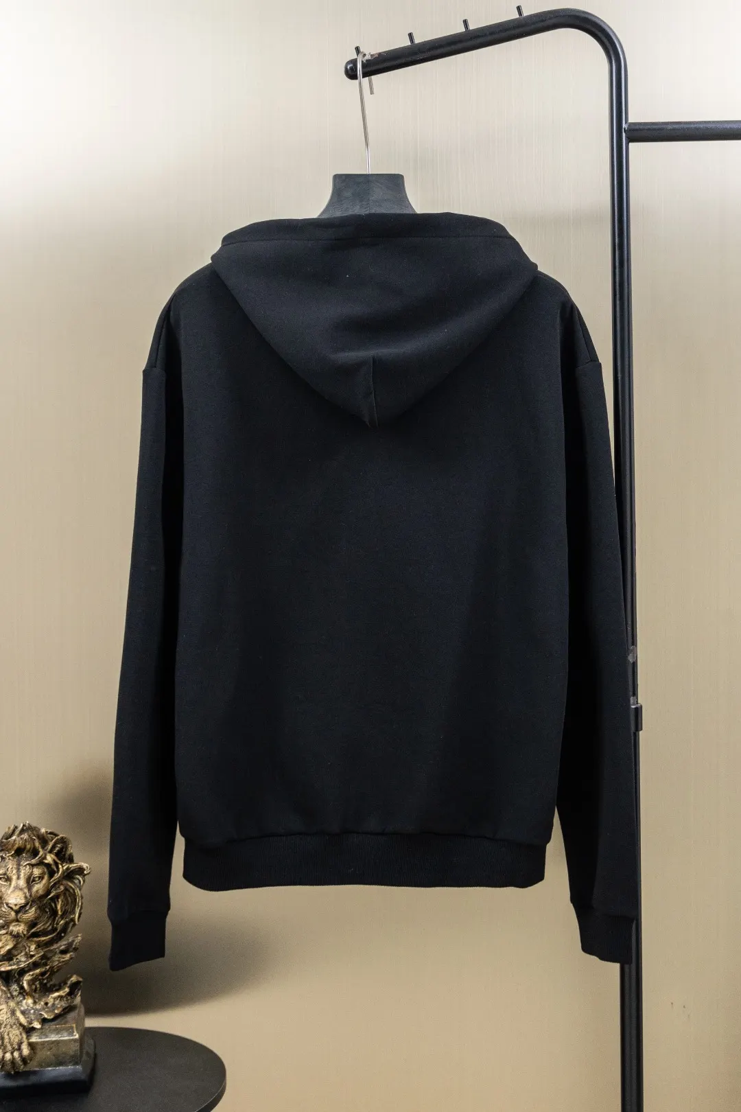 Embroidered Zip-Up Knit Hoodie D29524738 — view 2