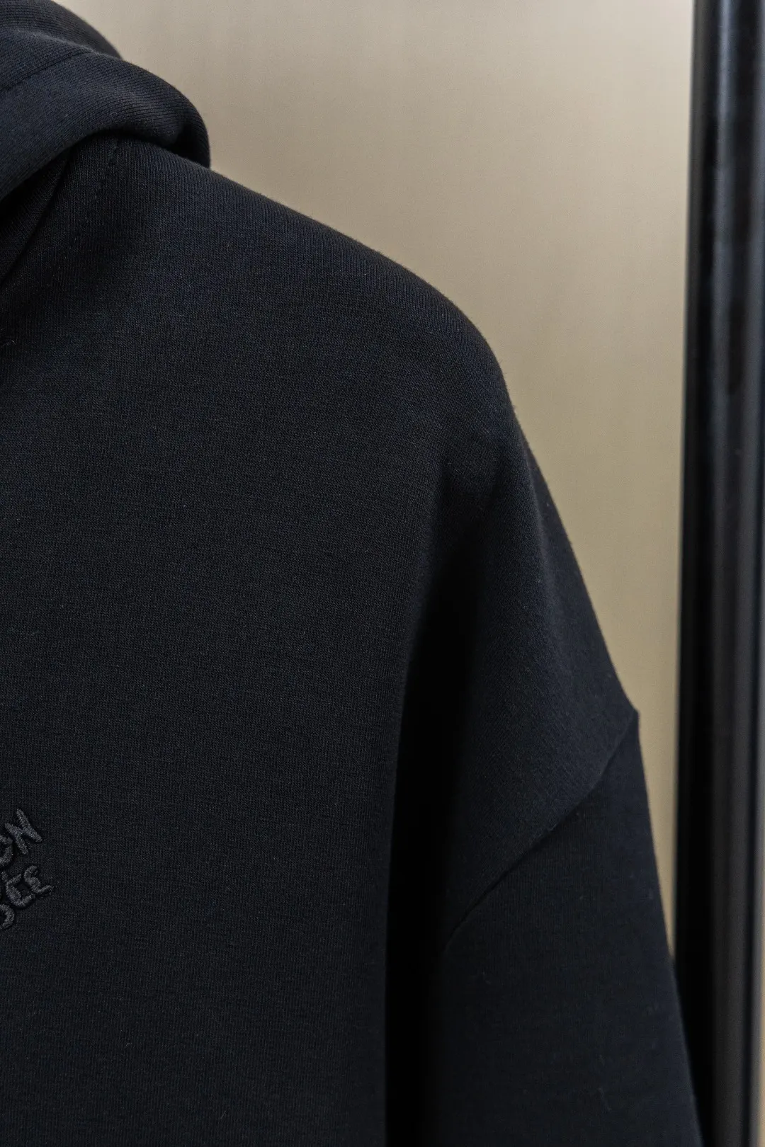 Embroidered Zip-Up Knit Hoodie D29524738 — view 6