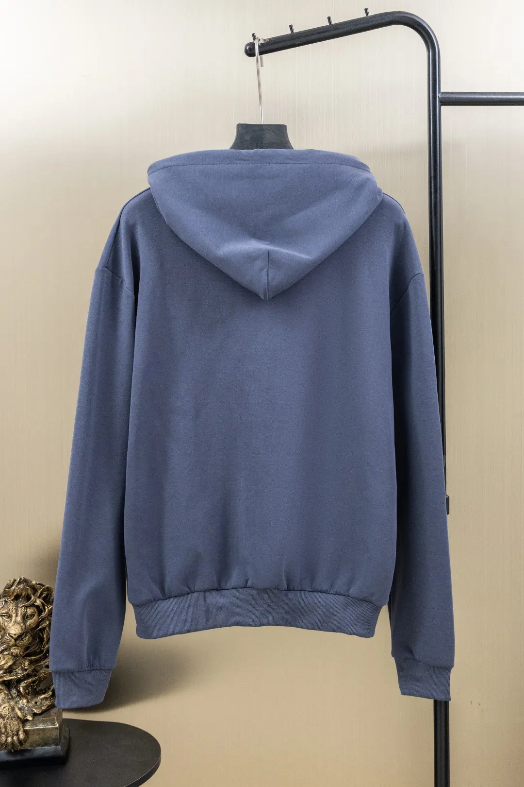 Embroidered Zip-Up Knit Hoodie D29524737 — view 2