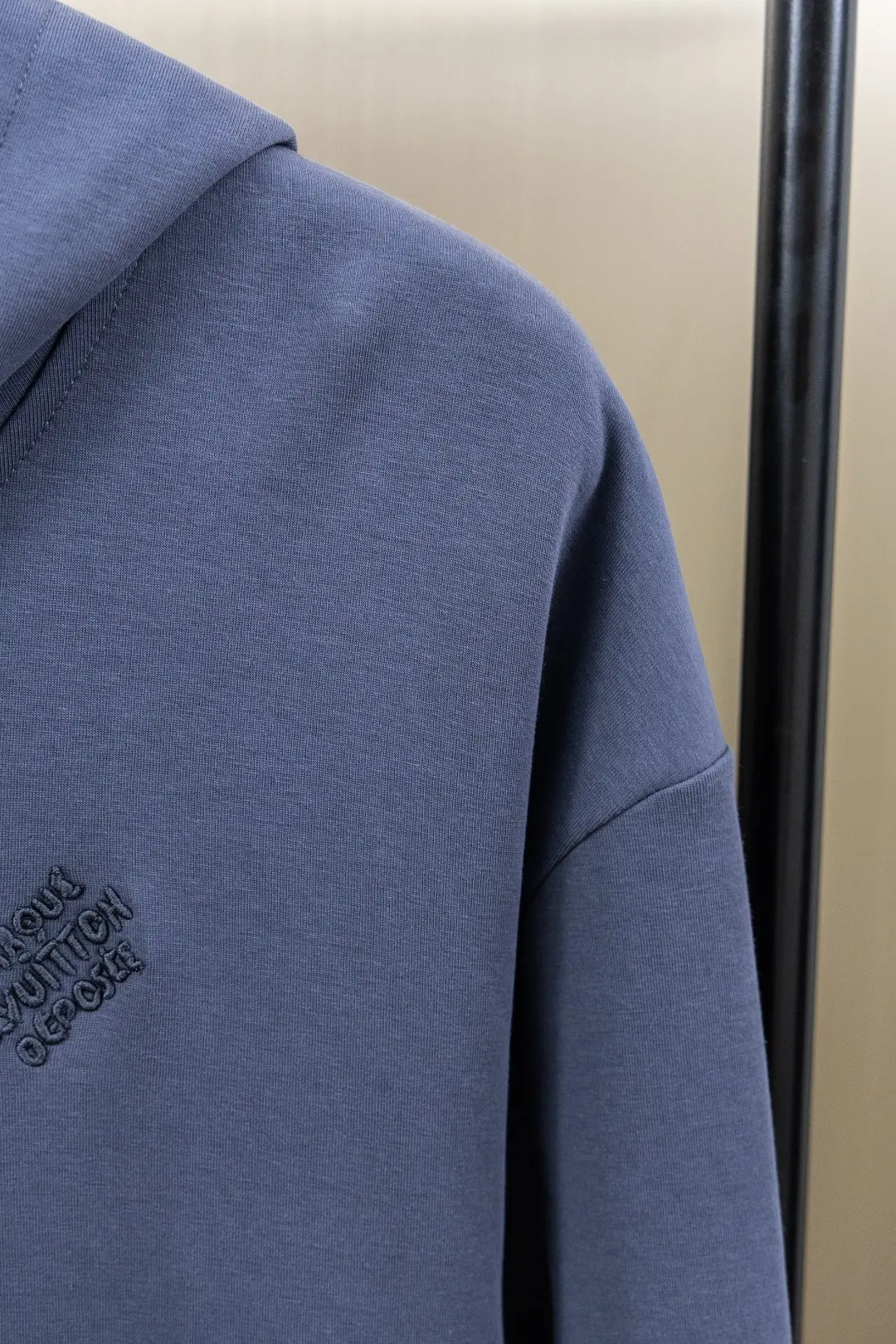 Embroidered Zip-Up Knit Hoodie D29524737 — view 5