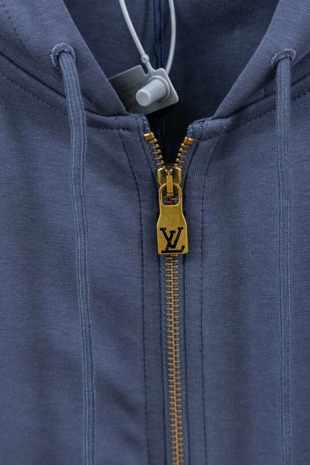 Embroidered Zip-Up Knit Hoodie D29524737 — view 7