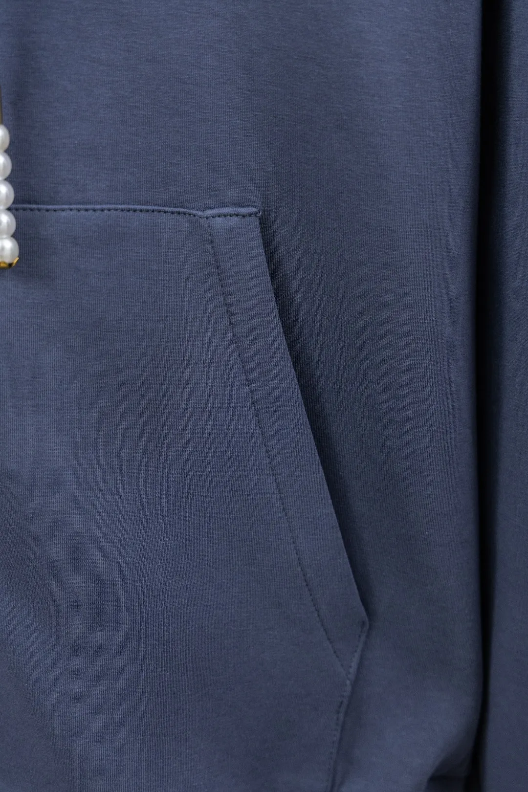 Embroidered Zip-Up Knit Hoodie D29524737 — view 9