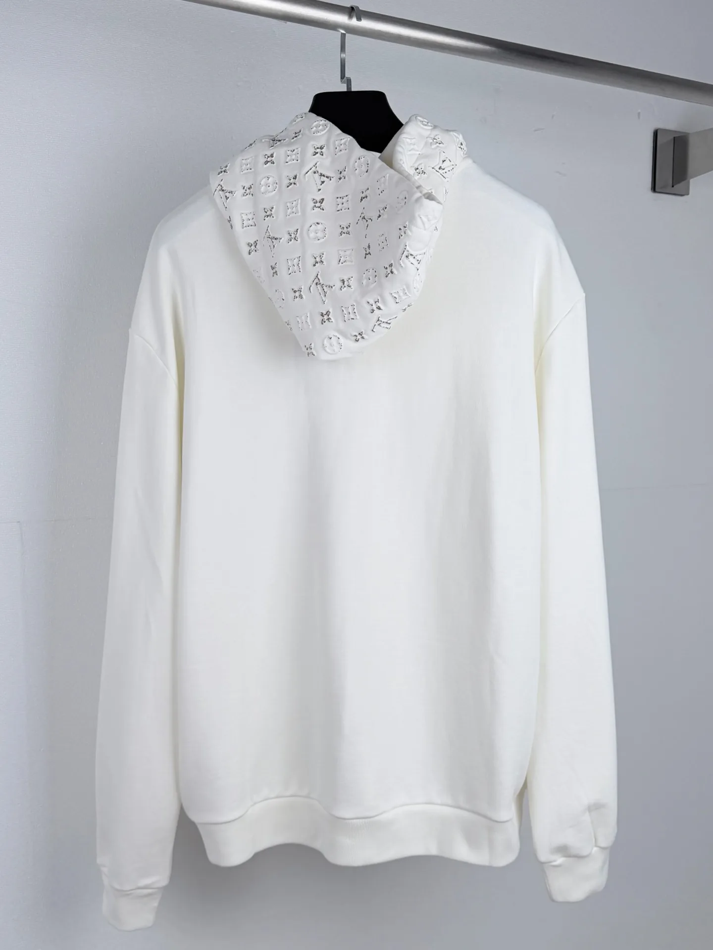 Monogram Embossed Zip-Up Hoodie D30022737 — view 3