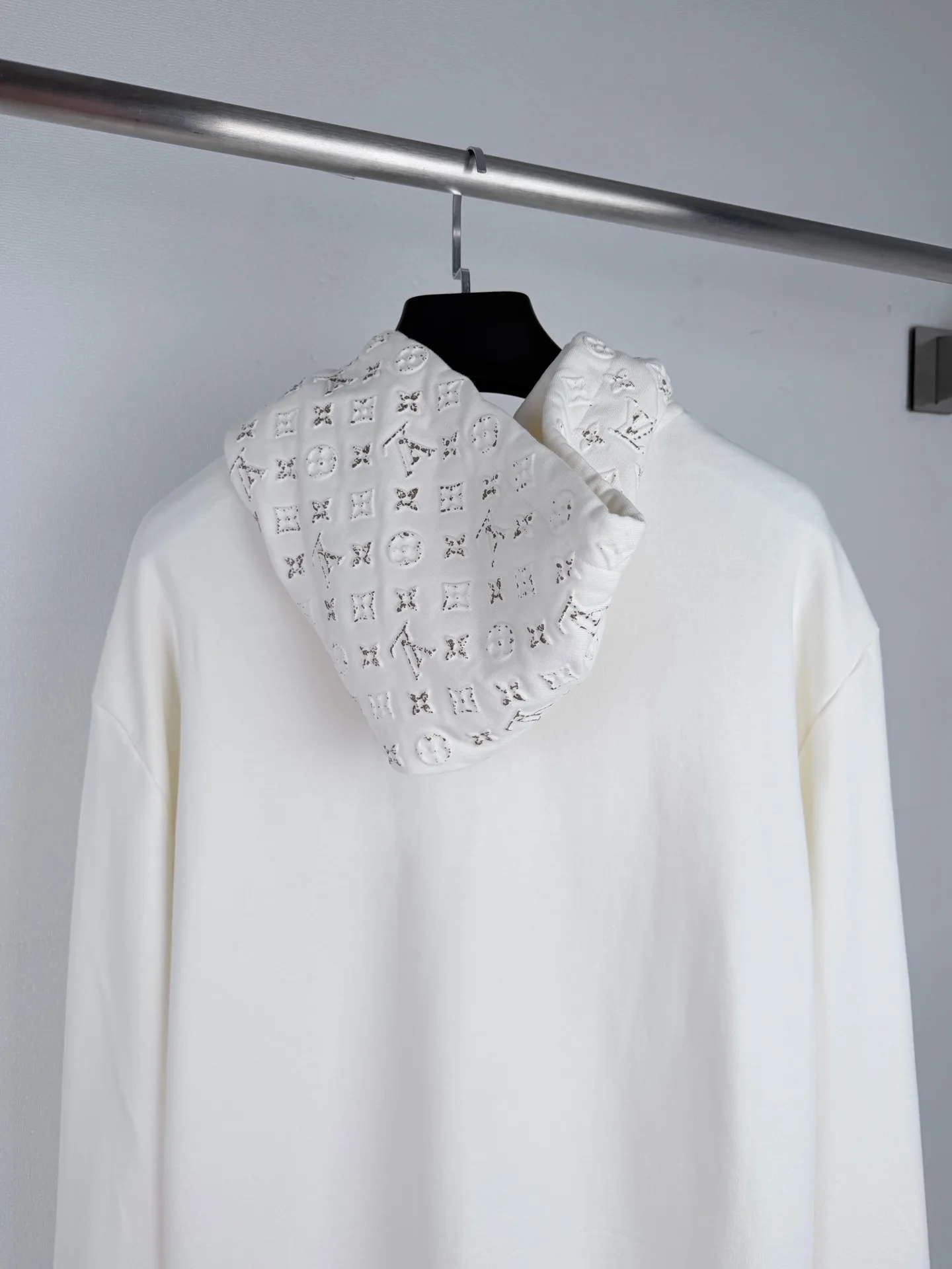 Monogram Embossed Zip-Up Hoodie D30022737 — view 4