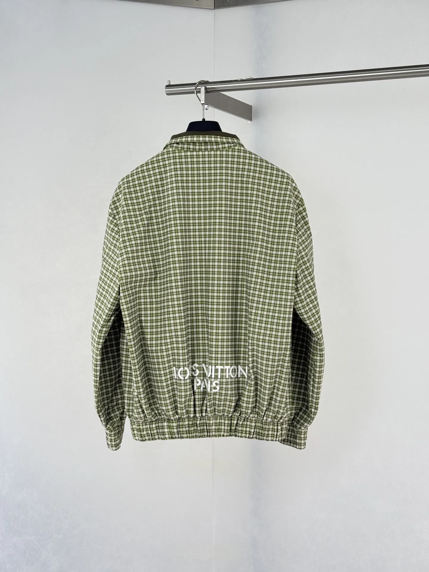 Checkered Gradient Harrington Jacket D30021248 — view 2