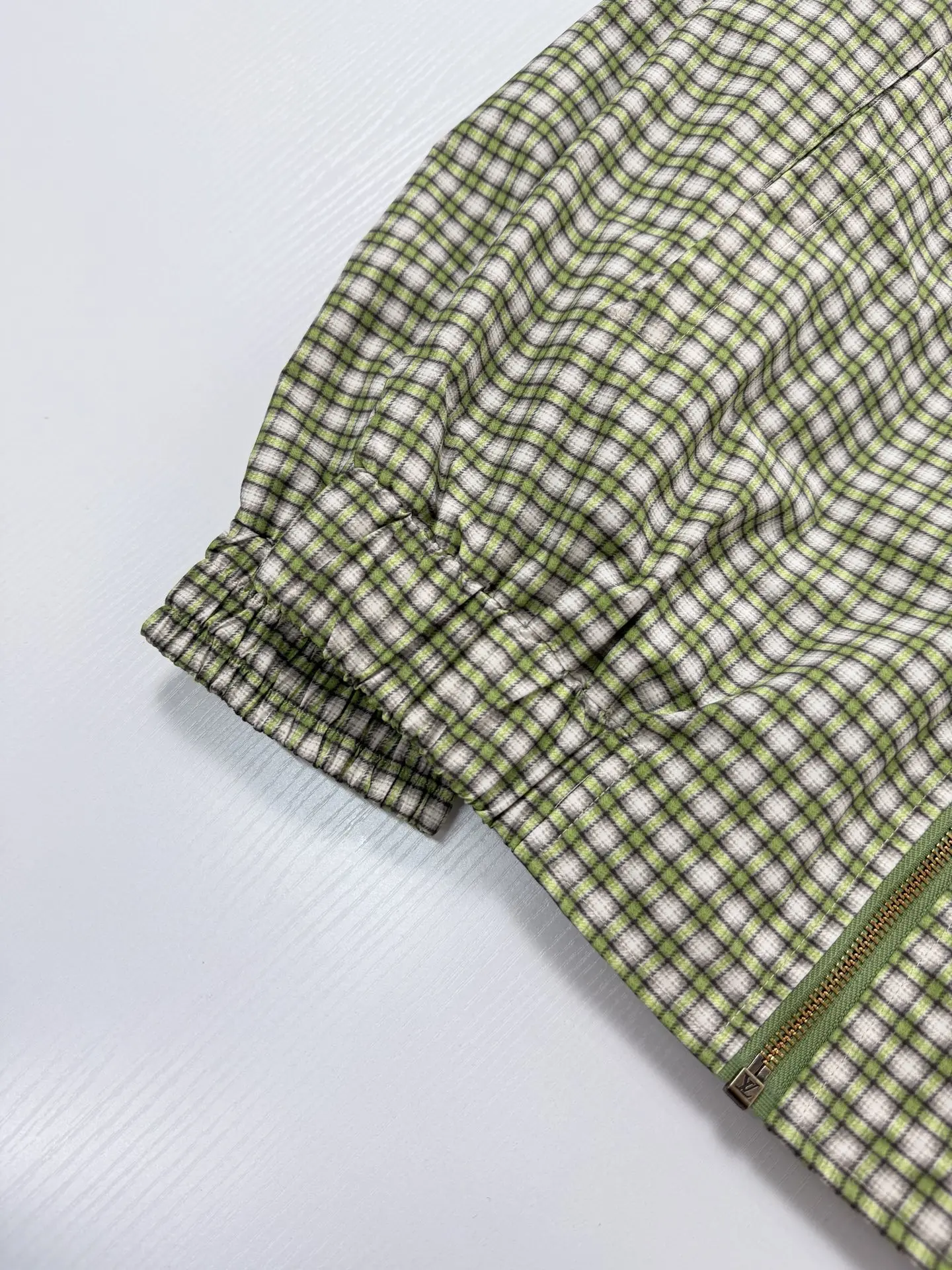 Checkered Gradient Harrington Jacket D30021248 — view 6