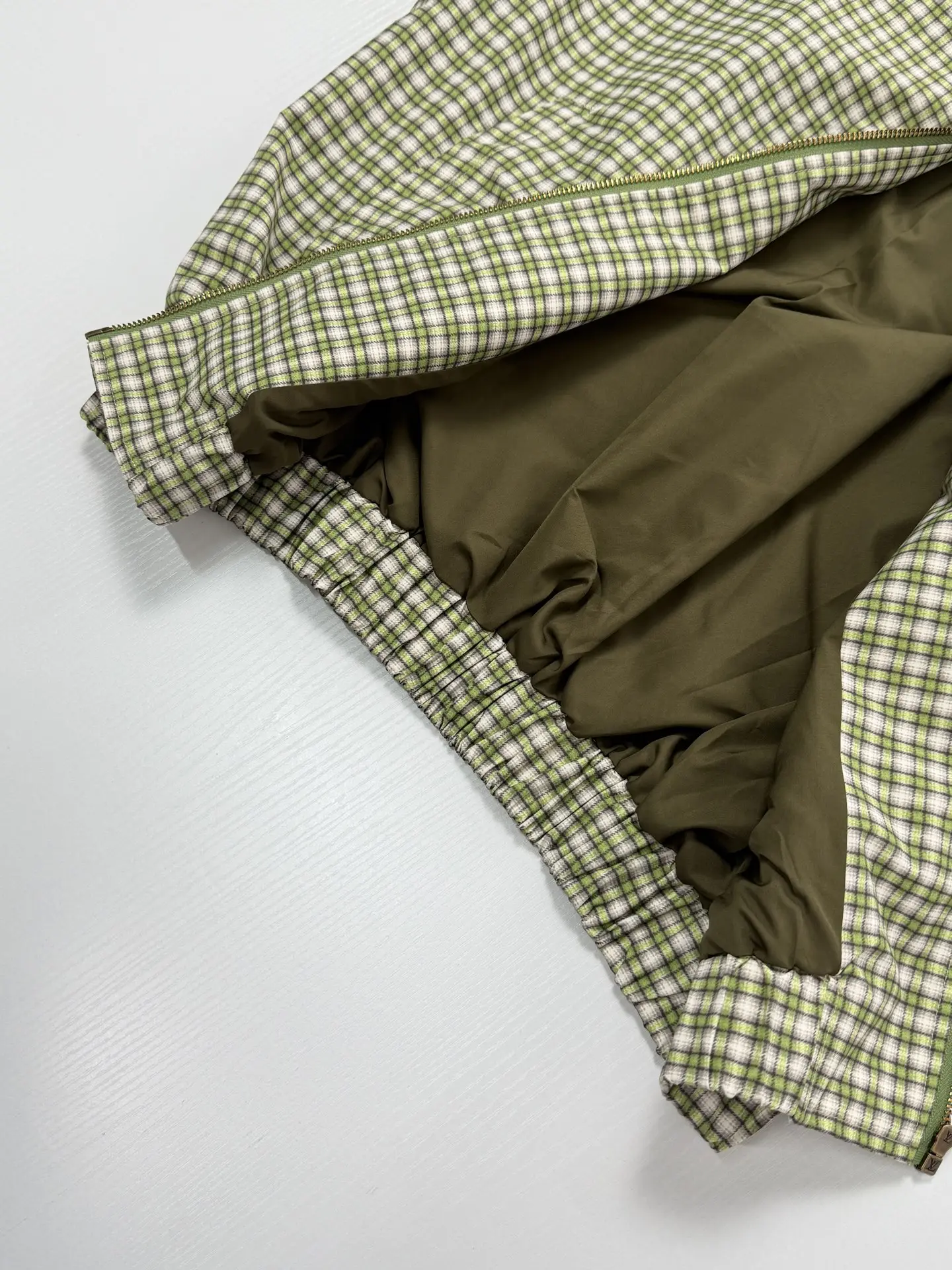 Checkered Gradient Harrington Jacket D30021248 — view 9