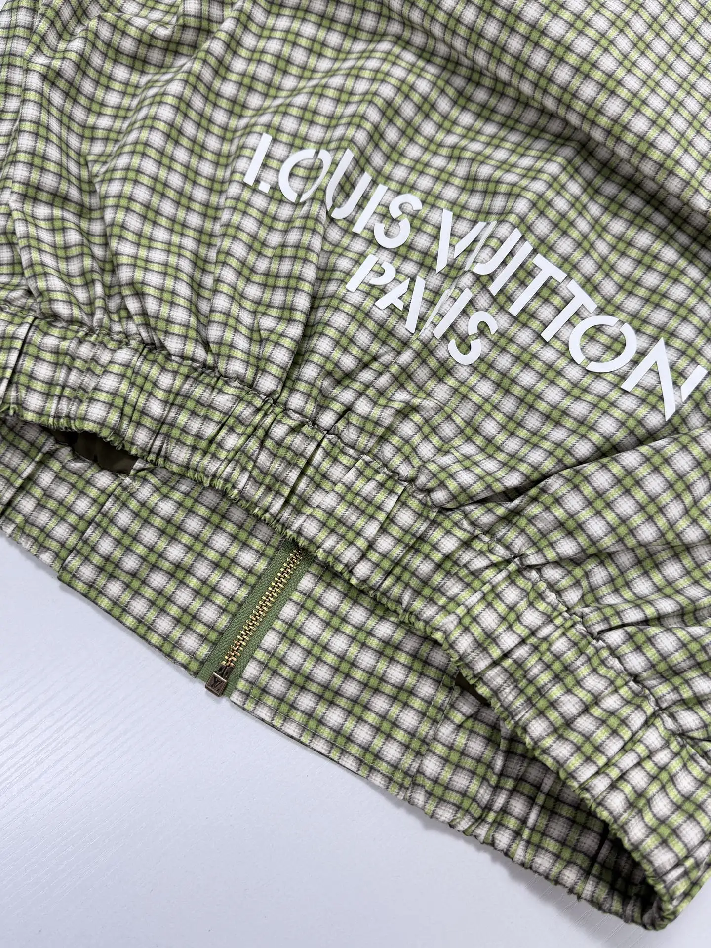 Checkered Gradient Harrington Jacket D30021248 — view 13