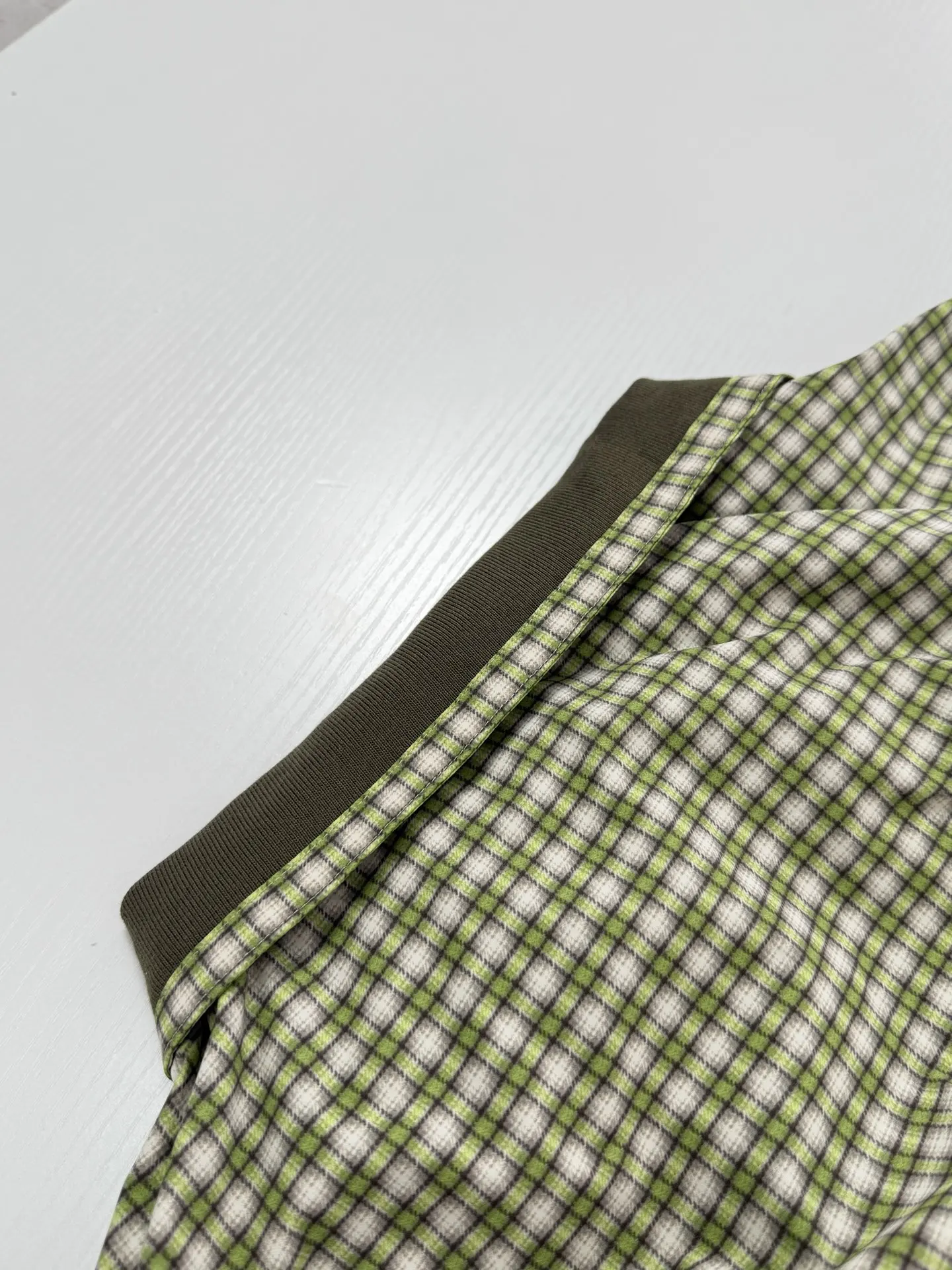 Checkered Gradient Harrington Jacket D30021248 — view 14