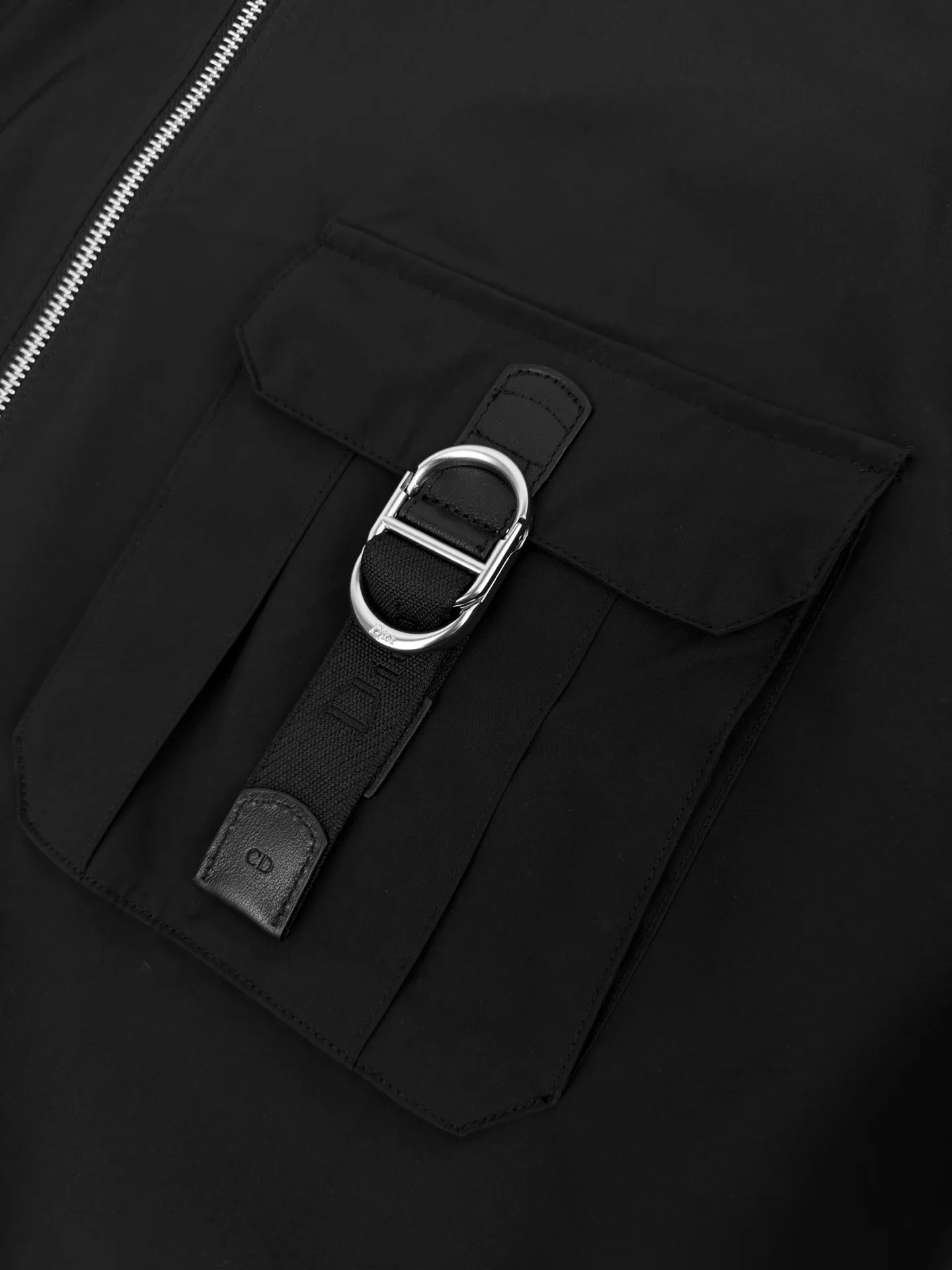CD Buckle Zip-Up Overshirt D30024897 — view 4