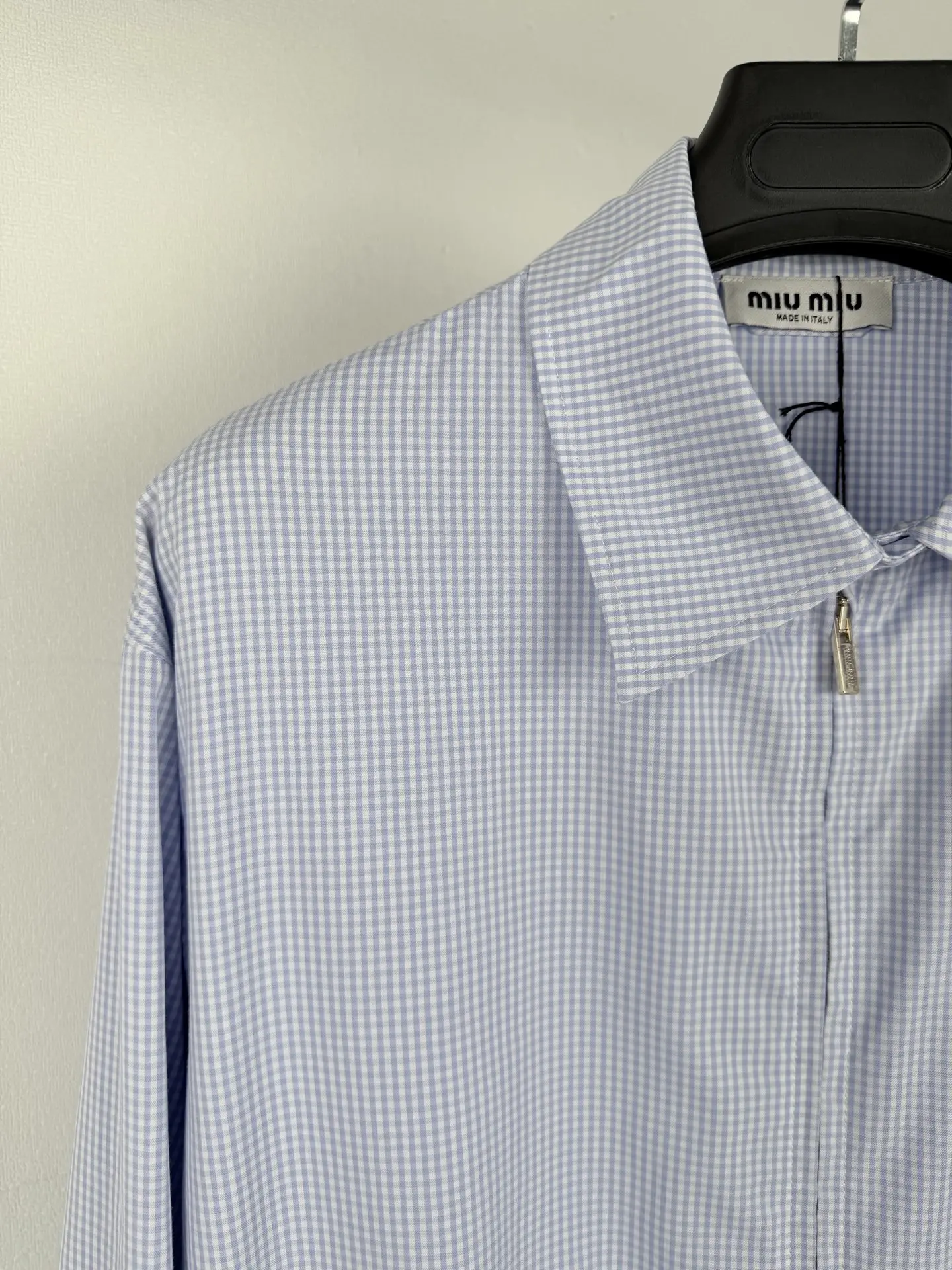 Gingham Check Harrington Jacket D30021305 — view 7