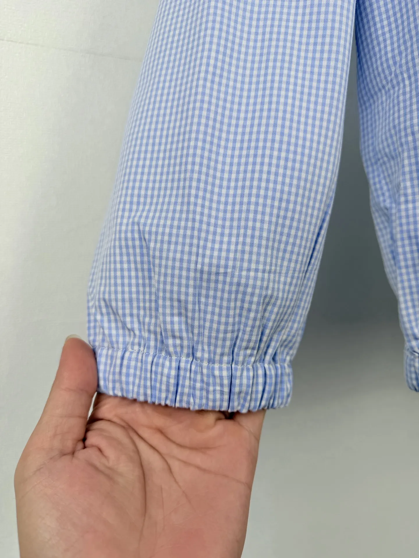 Gingham Check Harrington Jacket D30021305 — view 8