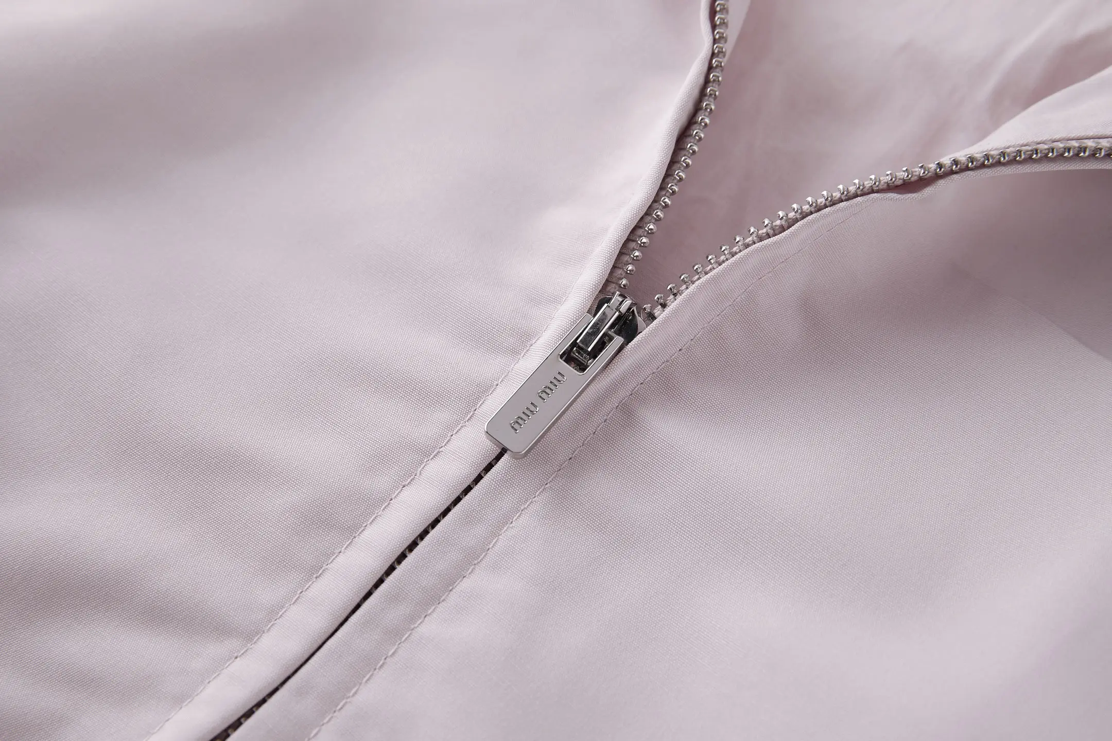 Embroidered Logo Zip-Up Harrington Jacket D30024888 — view 3