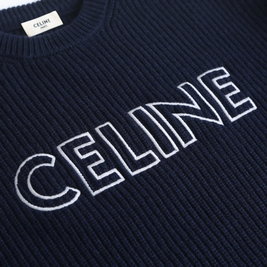 Logo-Embroidered Ribbed Merino Wool Sweater D30021339 — view 6
