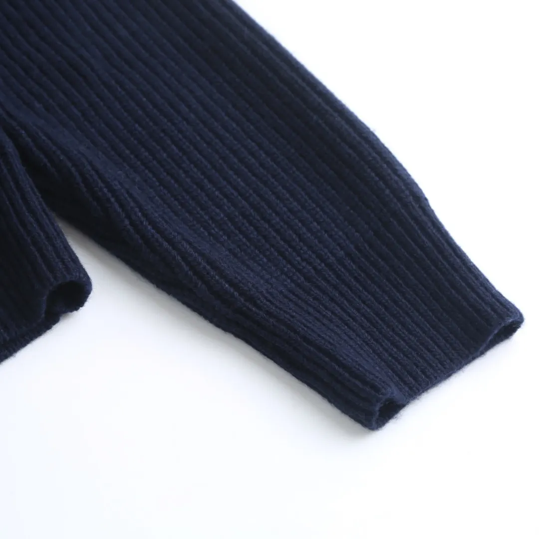 Logo-Embroidered Ribbed Merino Wool Sweater D30021339 — view 7