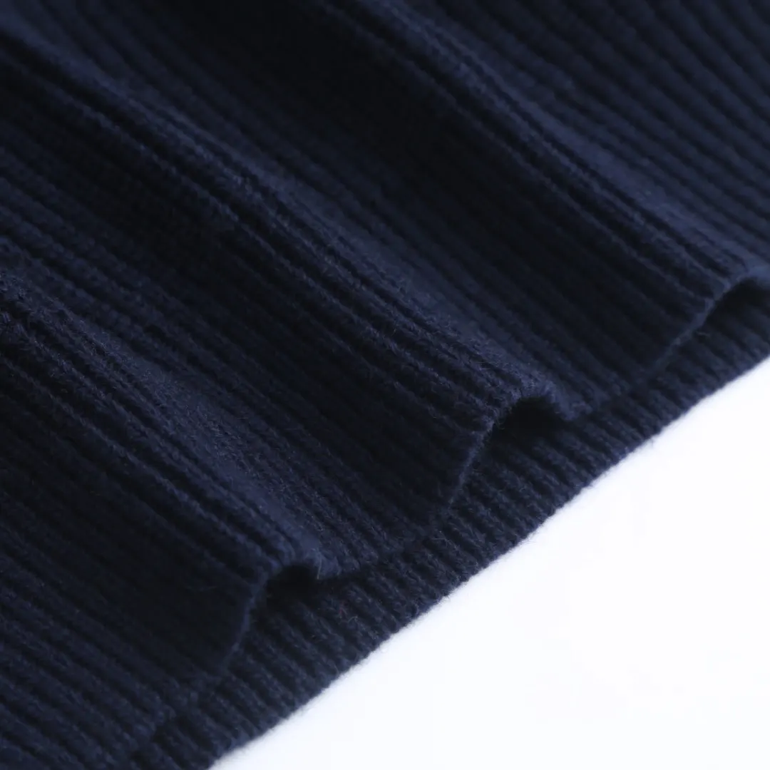 Logo-Embroidered Ribbed Merino Wool Sweater D30021339 — view 8