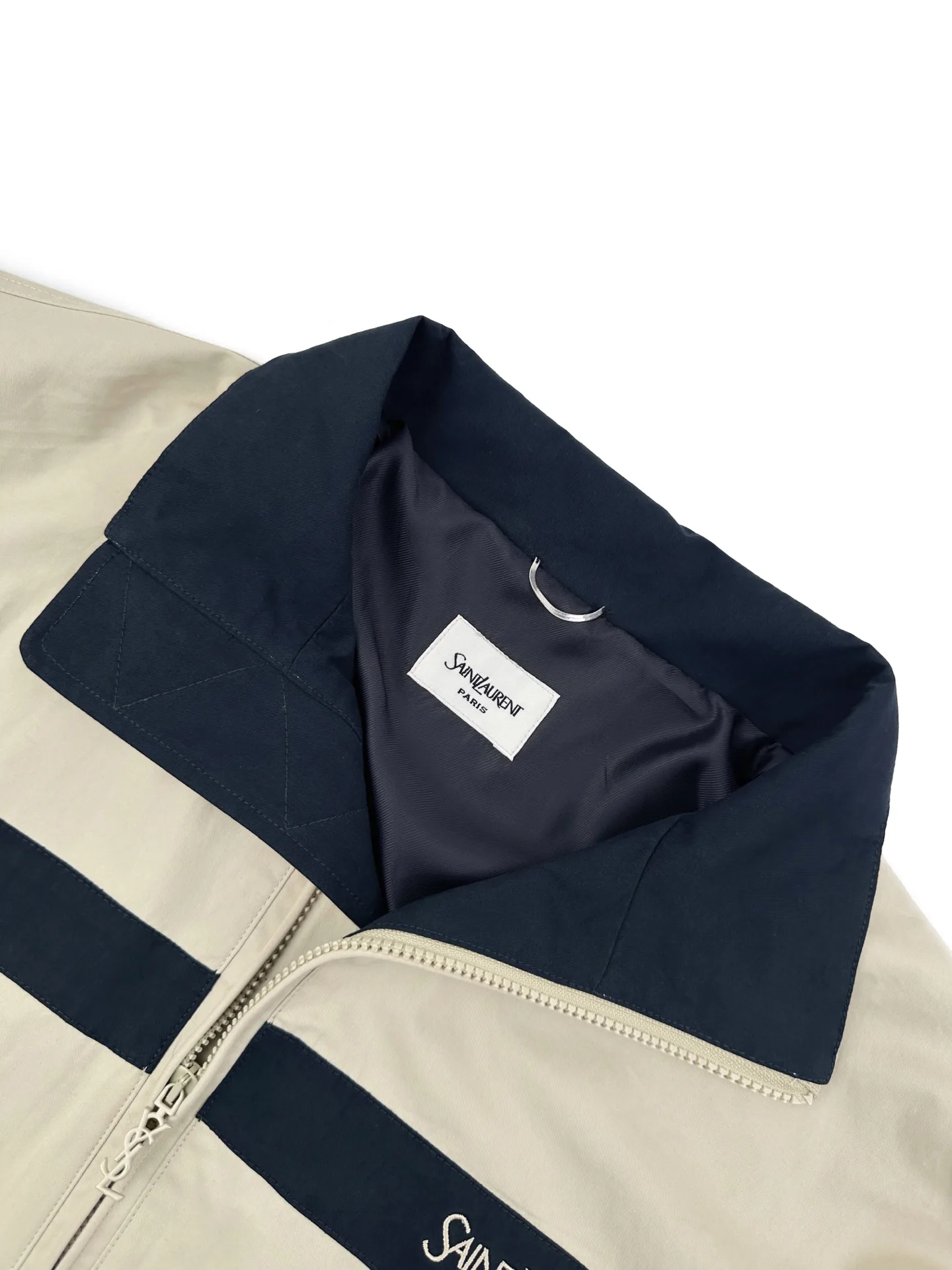 Logo-Embroidered Color-Block Poplin Jacket D30522711 — view 3