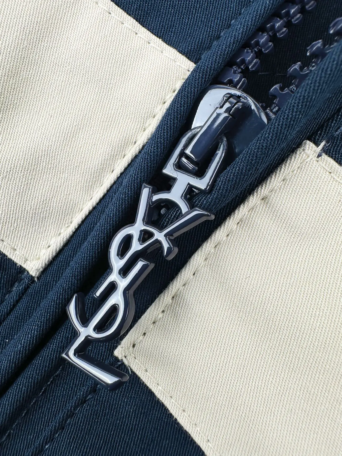 Logo-Embroidered Color-Block Poplin Jacket D30522710 — view 4