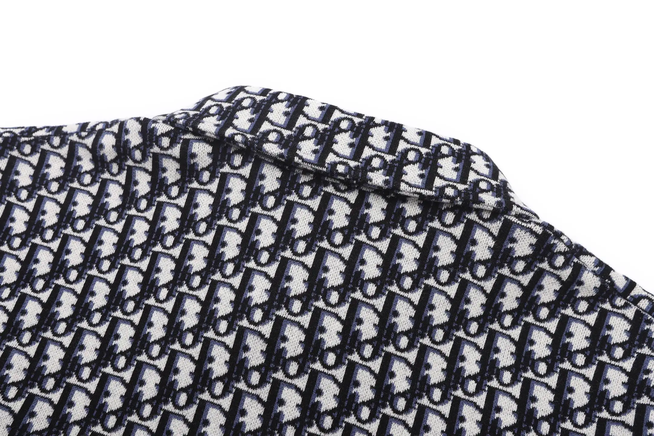 Oblique Jacquard Cotton Overshirt D30524889 — view 4