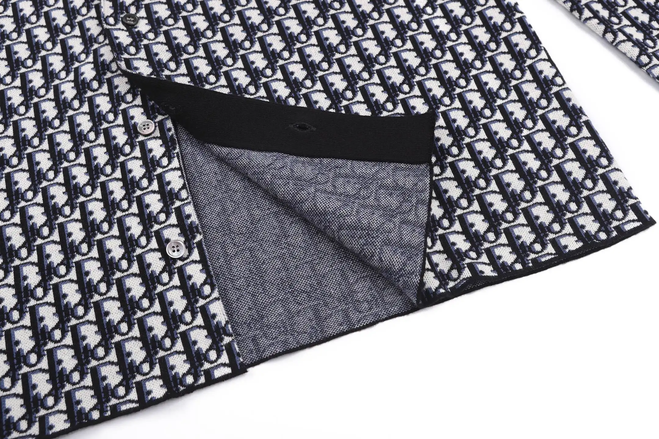 Oblique Jacquard Cotton Overshirt D30524889 — view 10