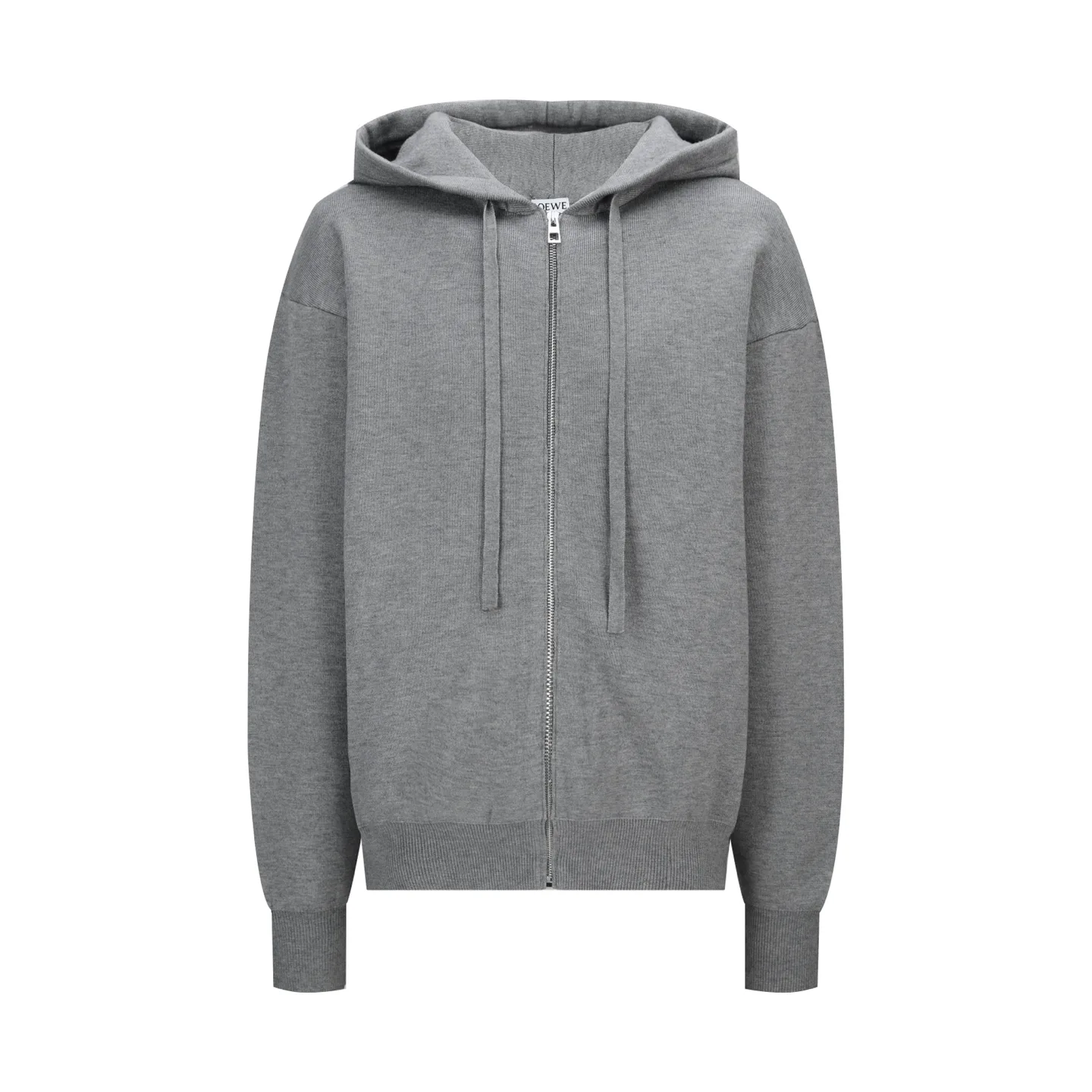 Anagram Embroidered Wool Zip-Up Hoodie D30524887