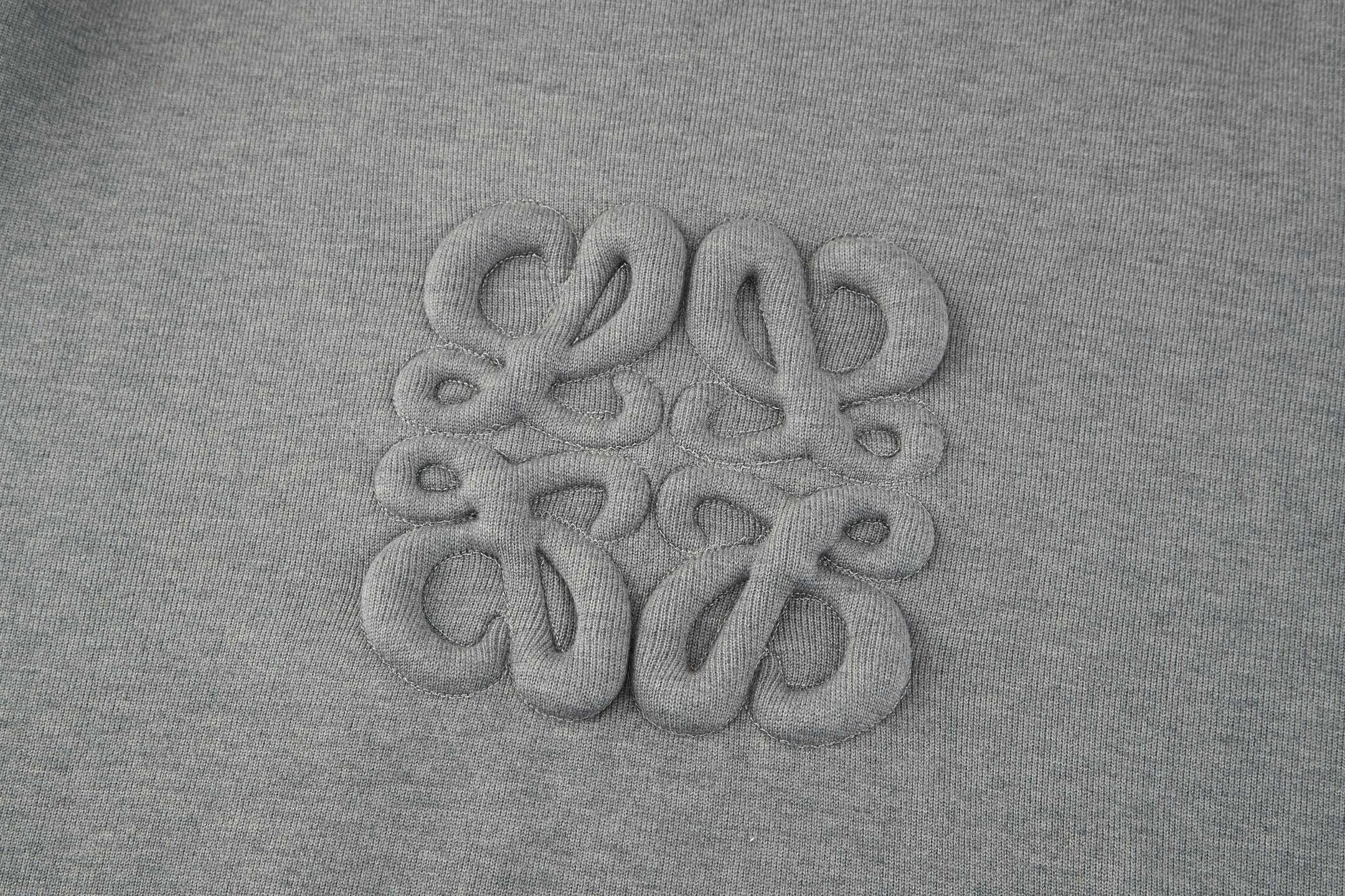 Anagram Embroidered Wool Zip-Up Hoodie D30524887 — view 3