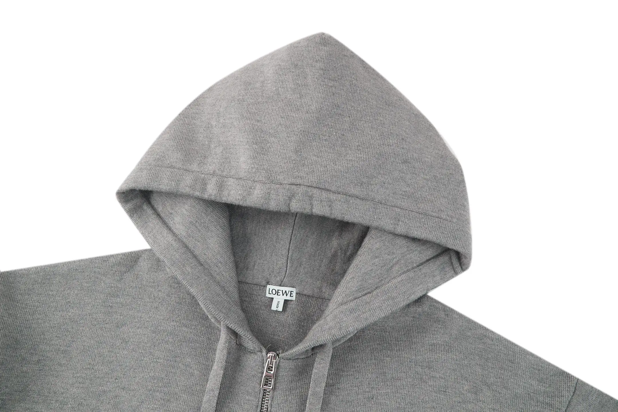 Anagram Embroidered Wool Zip-Up Hoodie D30524887 — view 4