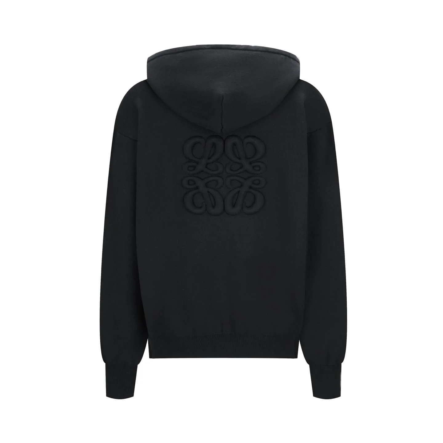 Anagram Embroidered Wool Zip-Up Hoodie D30524886 — view 2