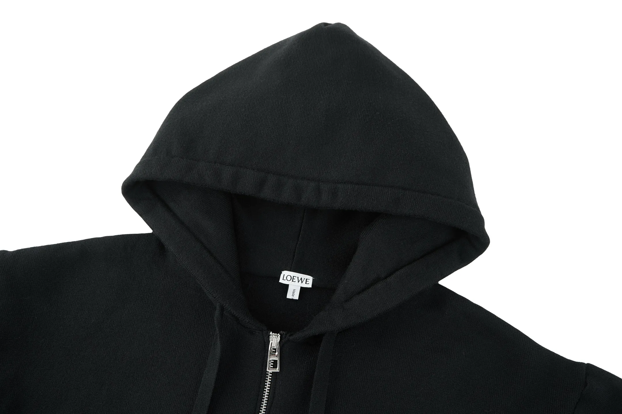 Anagram Embroidered Wool Zip-Up Hoodie D30524886 — view 4