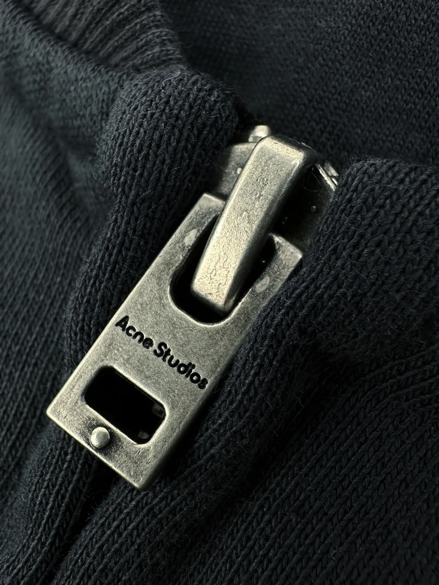 Logo Print Distressed Zip-Up Sweatshirt D31024779 — view 4