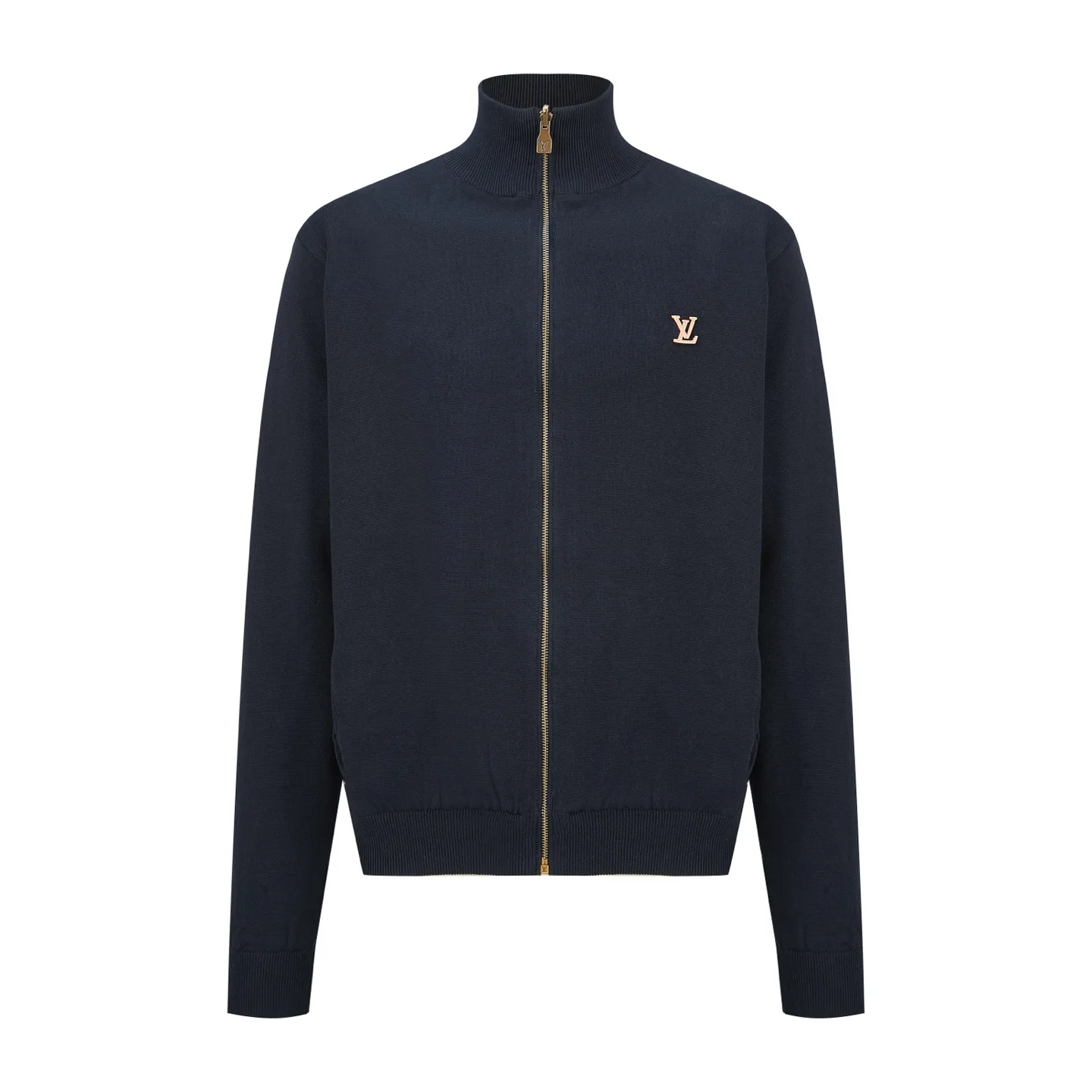 Reversible Monogram Knit Zip-Up Jacket D31023223