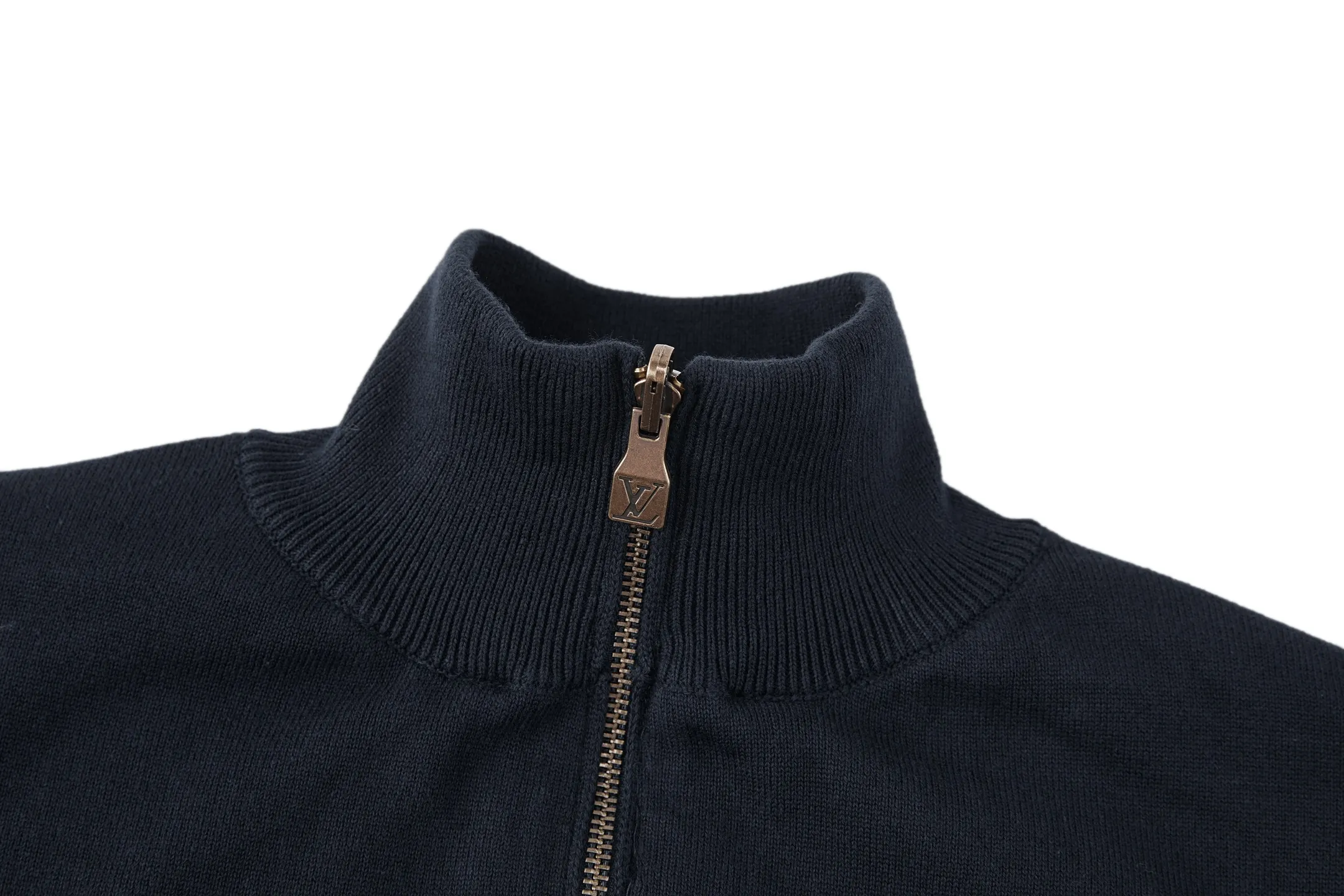 Reversible Monogram Knit Zip-Up Jacket D31023223 — view 5