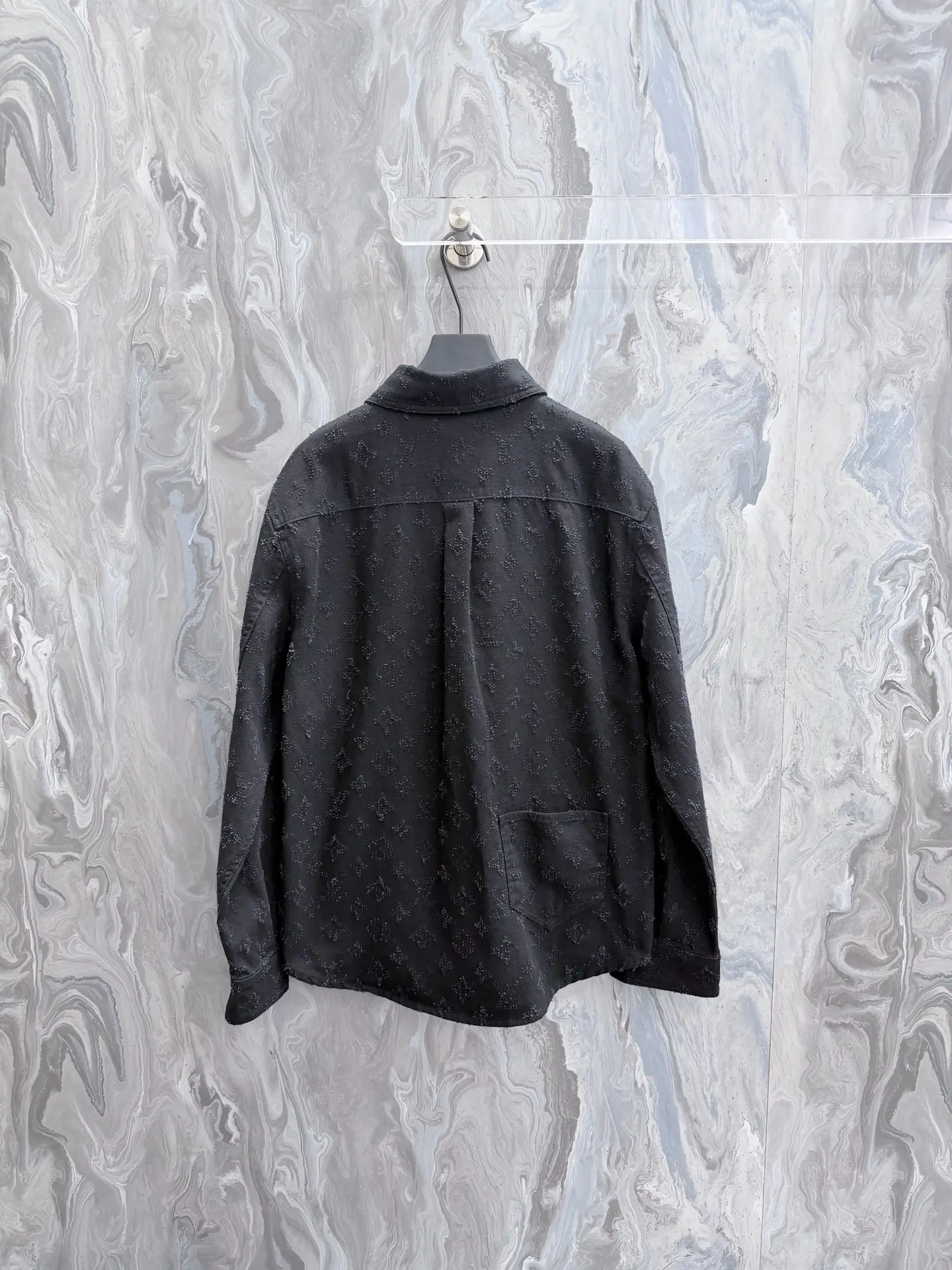 Monogram Embroidered Denim Overshirt D31023330 — view 2