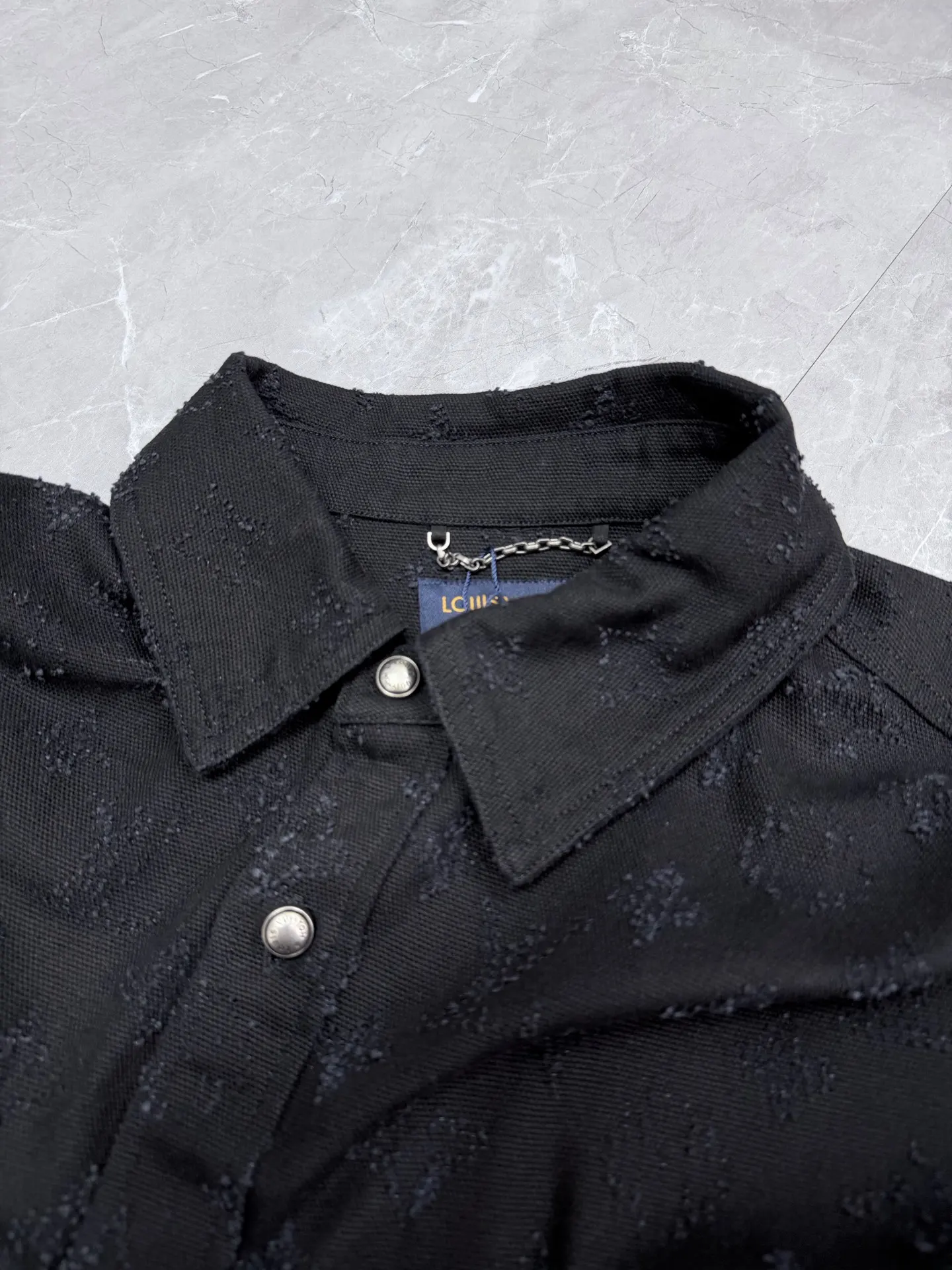 Monogram Embroidered Denim Overshirt D31023330 — view 3