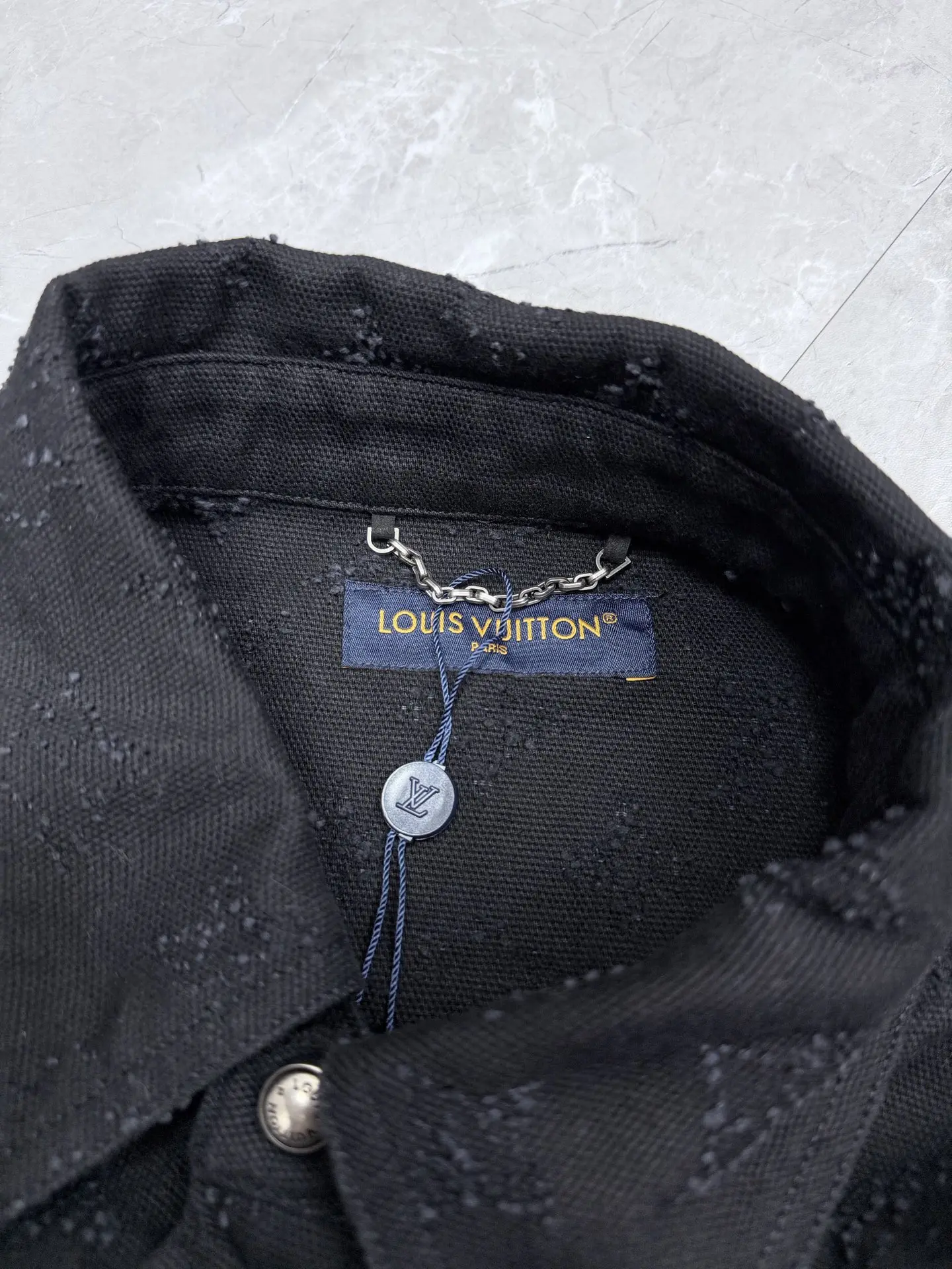 Monogram Embroidered Denim Overshirt D31023330 — view 4