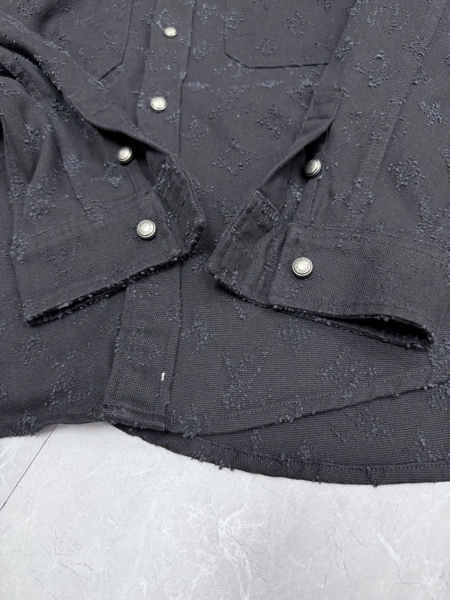 Monogram Embroidered Denim Overshirt D31023330 — view 6