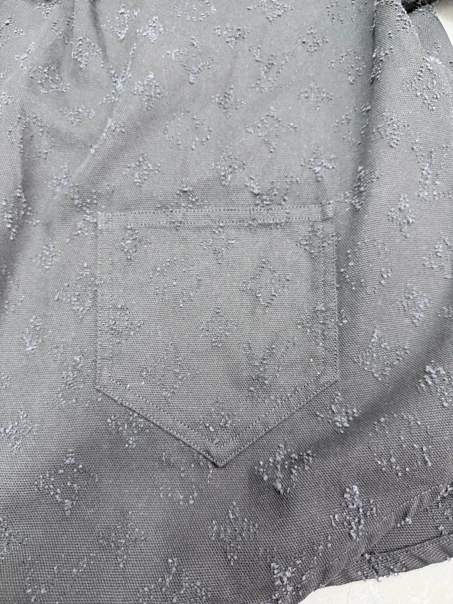 Monogram Embroidered Denim Overshirt D31023330 — view 7