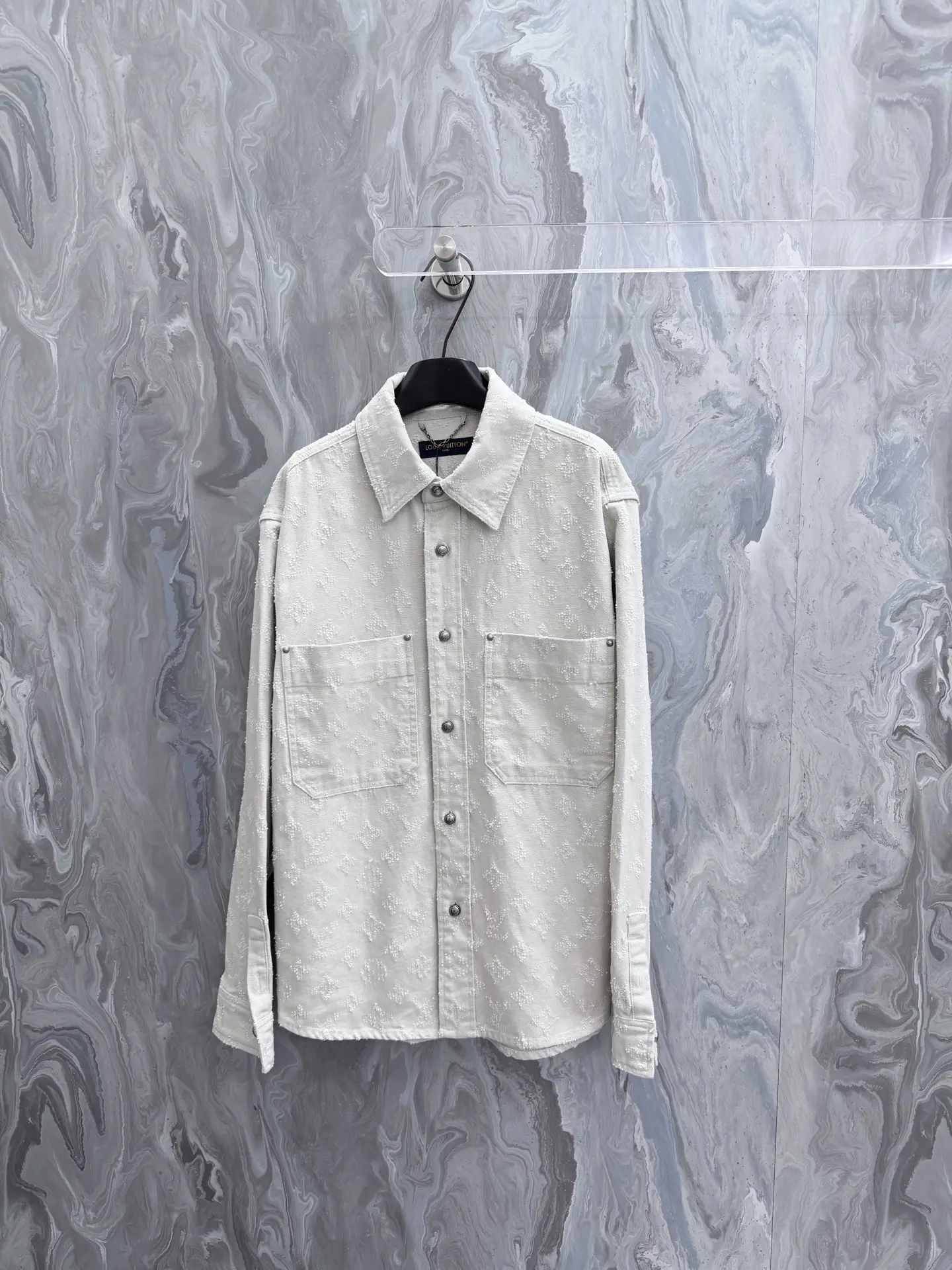 Monogram Fil Coupé Denim Overshirt D31023332