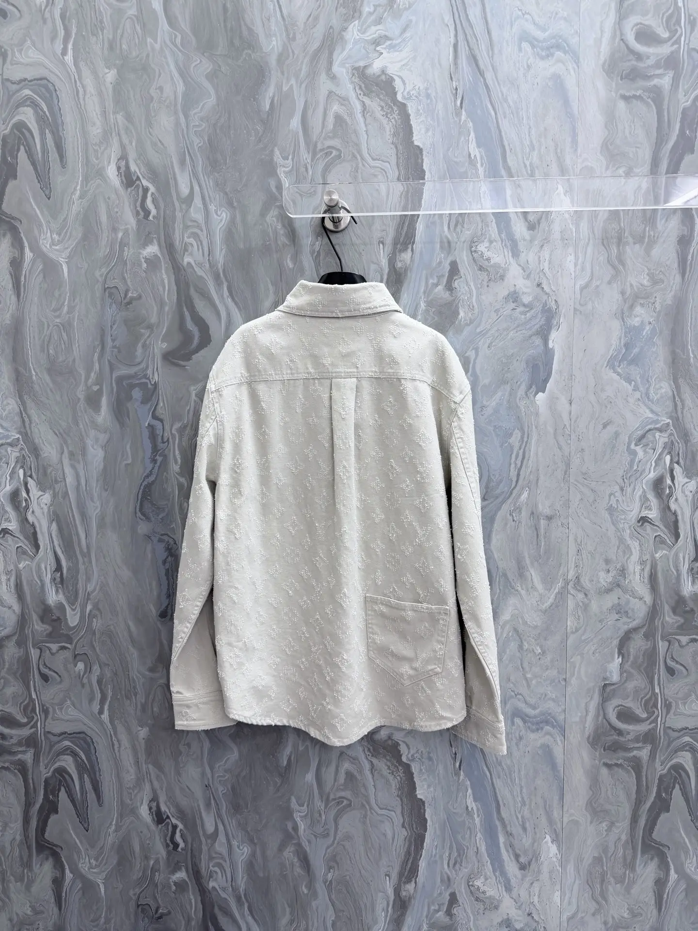 Monogram Fil Coupé Denim Overshirt D31023332 — view 2