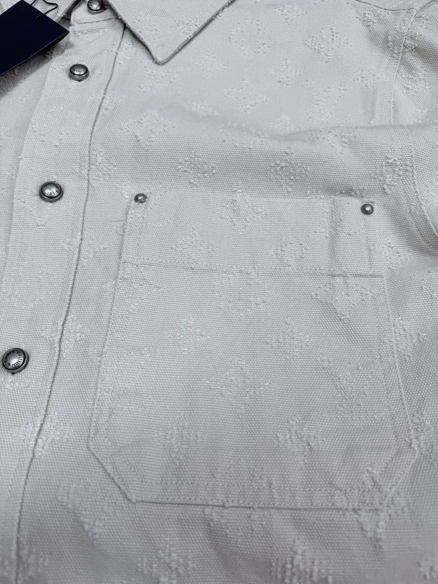 Monogram Fil Coupé Denim Overshirt D31023332 — view 4
