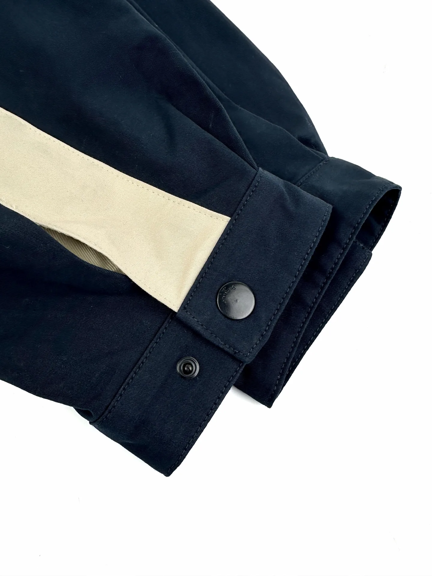 Logo Embroidered Color-Block Poplin Jacket D31522707 — view 7