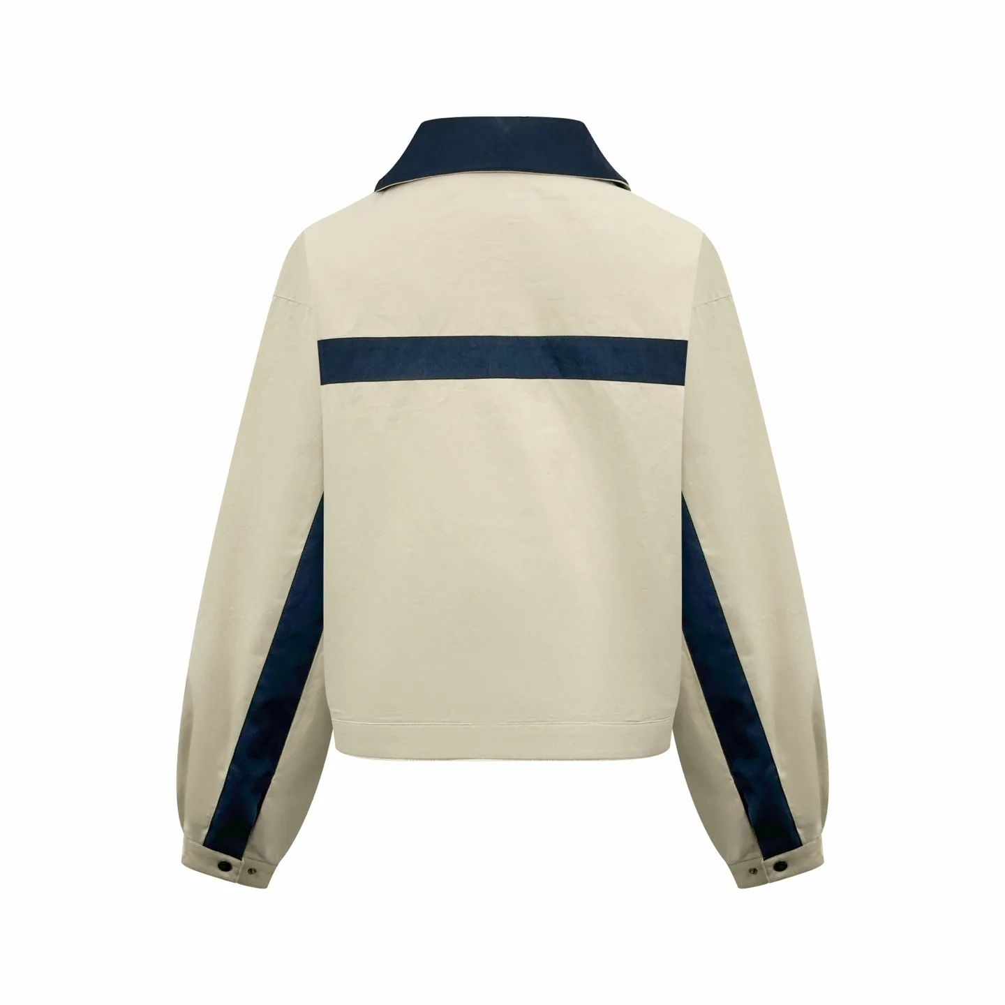 Logo-Embroidered Color-Block Poplin Jacket D31522706 — view 2