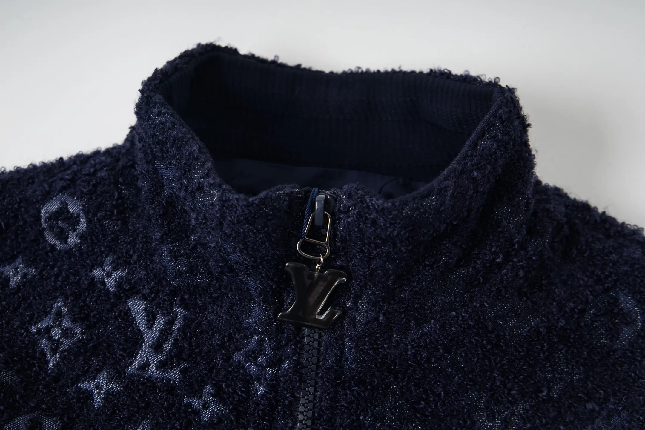 Monogram Wool Bouclé Zip-Up Jacket D31523489 — view 3